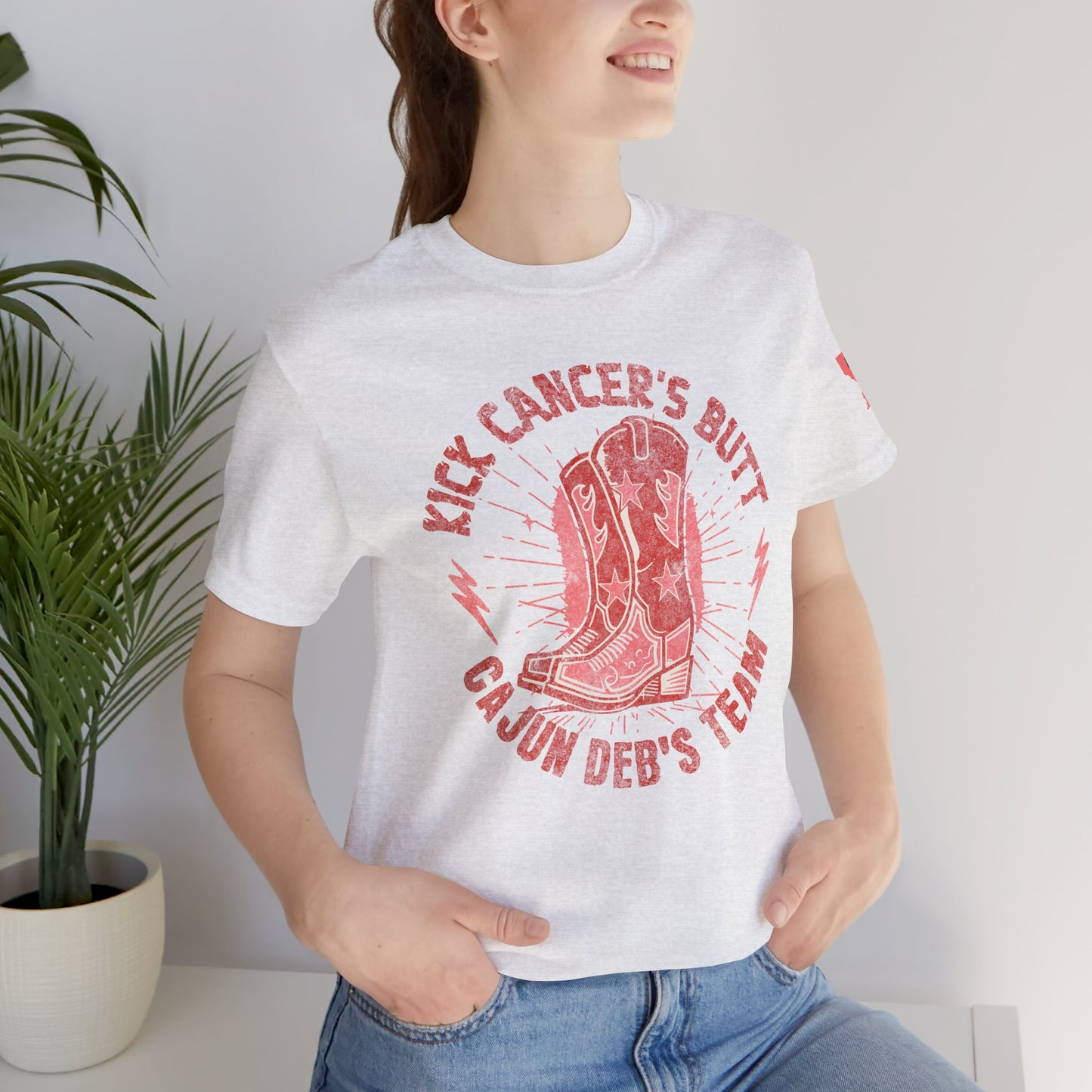Cajun Deb's Cancer MDS Awareness Tee, Kick Cancer's Butt Shirt, Unisex Support Tee, Gift for Cancer Fighters, Motivational T-Shirt Bella+Canva 3001