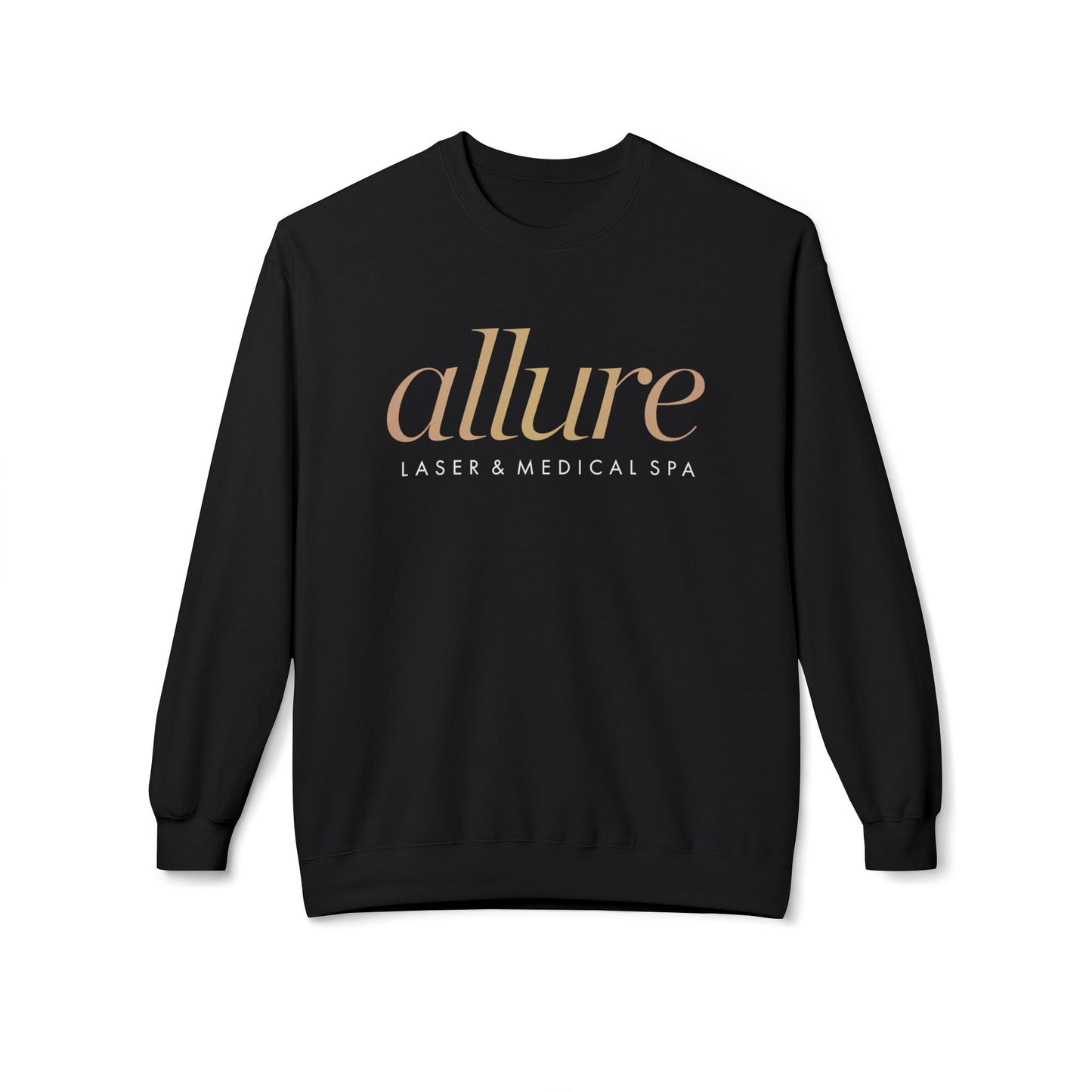 SPA Custom Office Logo - Unisex Midweight Softstyle Fleece Crewneck Gildan SF000 Sweatshirt for Allure Laser & Medical Spa