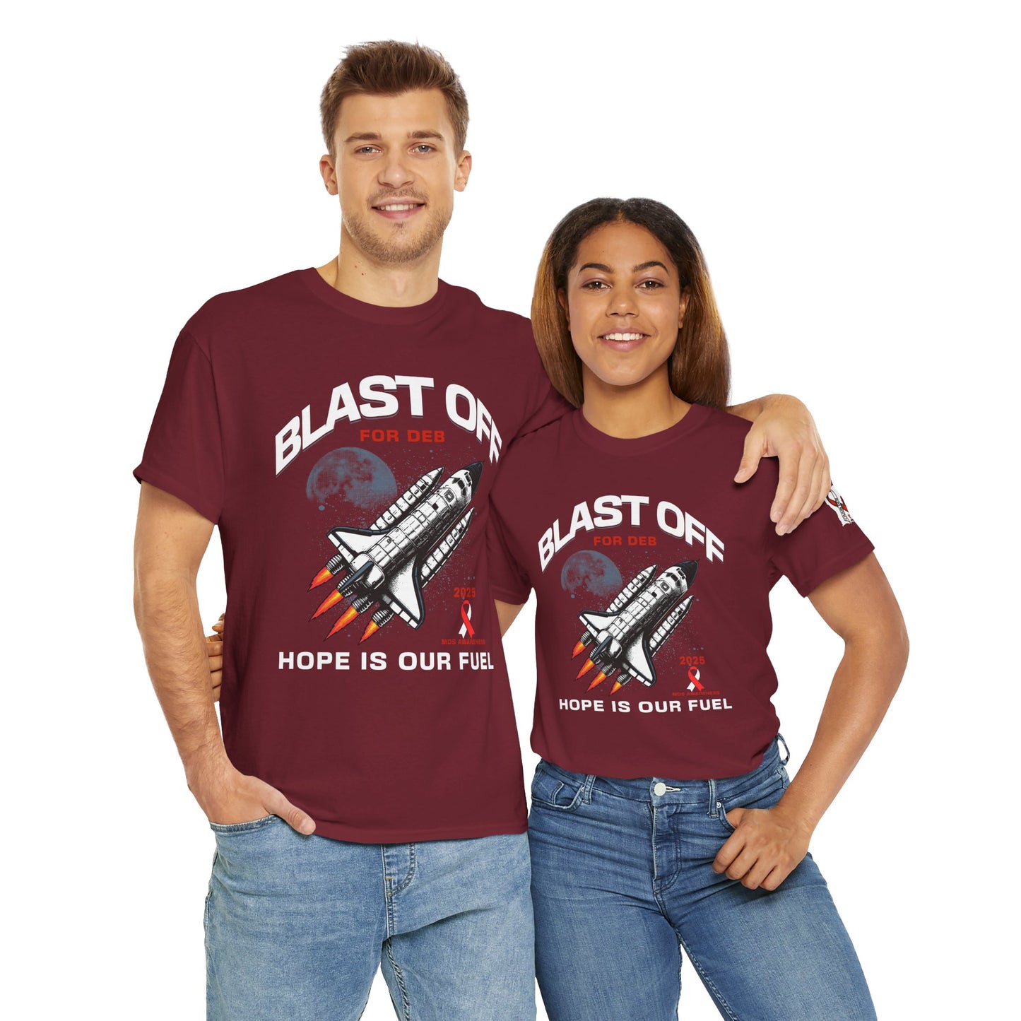 CAJUN DEB Blast Off Rocket GILDAN 5000 Unisex Heavy Cotton Tee, Trendy Graphic Tee