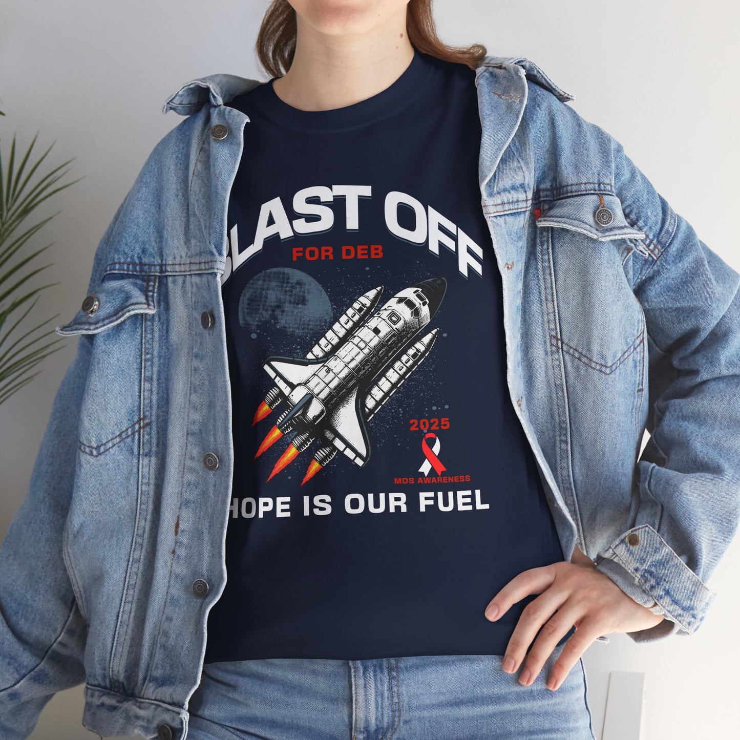 CAJUN DEB Blast Off Rocket GILDAN 5000 Unisex Heavy Cotton Tee, Trendy Graphic Tee