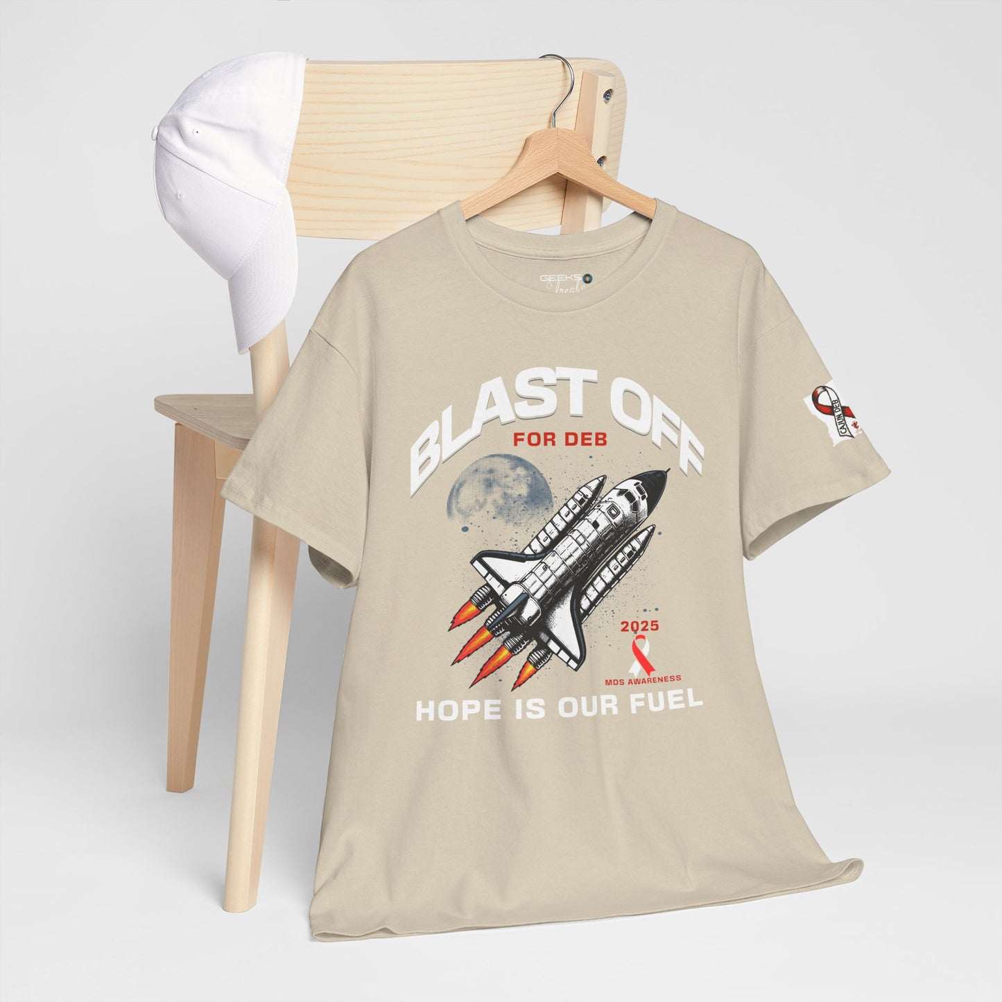 CAJUN DEB Blast Off Rocket GILDAN 5000 Unisex Heavy Cotton Tee, Trendy Graphic Tee