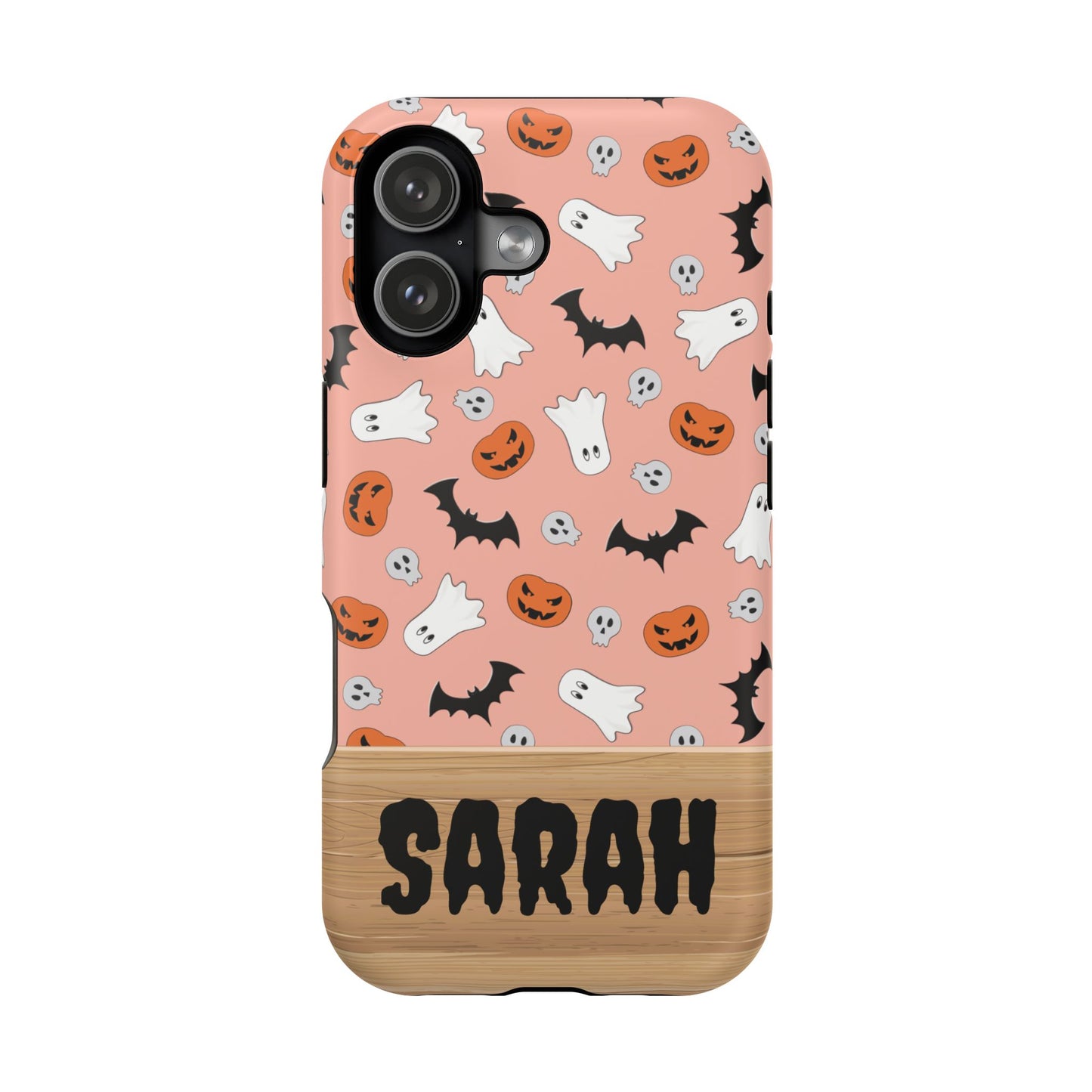 Custom, Personalized Halloween Magnetic Tough Cases for iPhone -ghost bat pumpkin