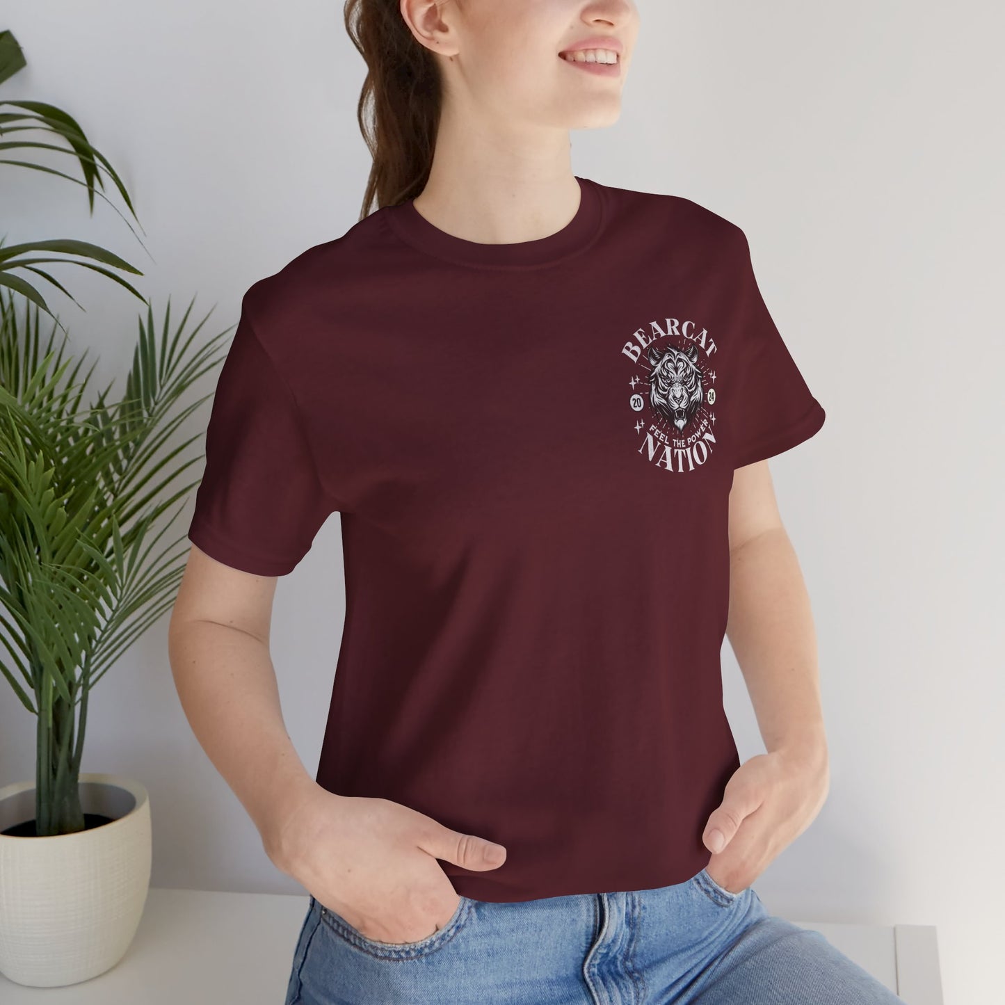 Bearcat Nation POCKET DESIGN - Bella Canvas 3001 Unisex Jersey Short Sleeve Tee