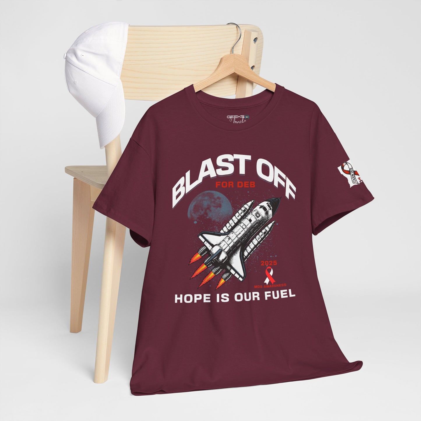 CAJUN DEB Blast Off Rocket GILDAN 5000 Unisex Heavy Cotton Tee, Trendy Graphic Tee