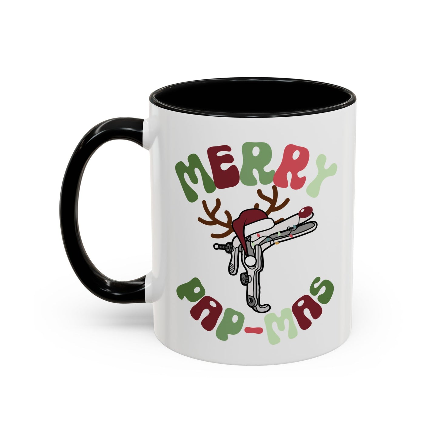 Merry Pap-Mas Mug Funny OB/GYN Christmas Gift Coffee Mug (11, 15oz)