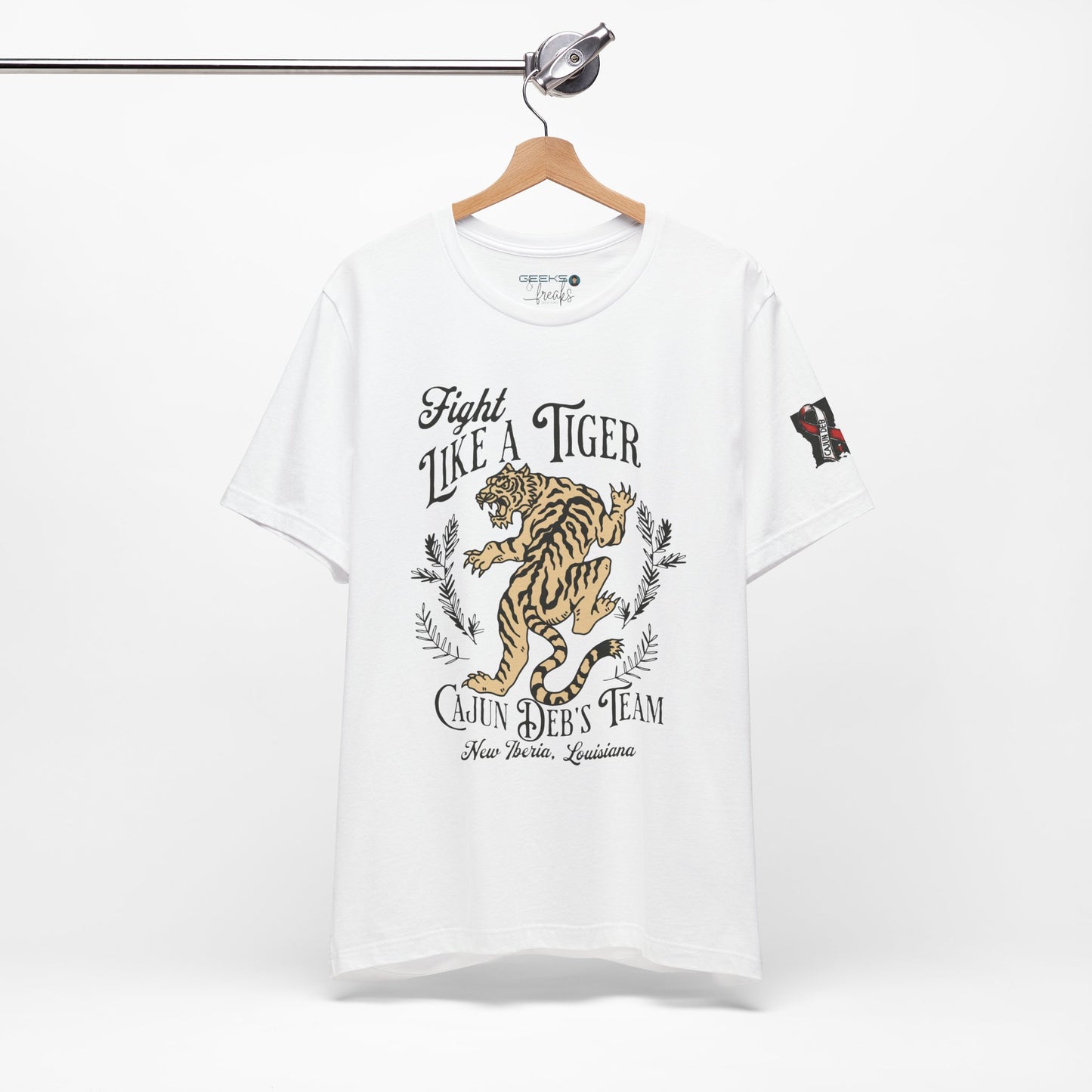 CAJUN DEB Fight Like a Tiger Tough Cancer MDS Awareness Tee, Unisex Support Tee, Gift for Cancer Fighters, Motivational T-Shirt Bella+Canva 3001