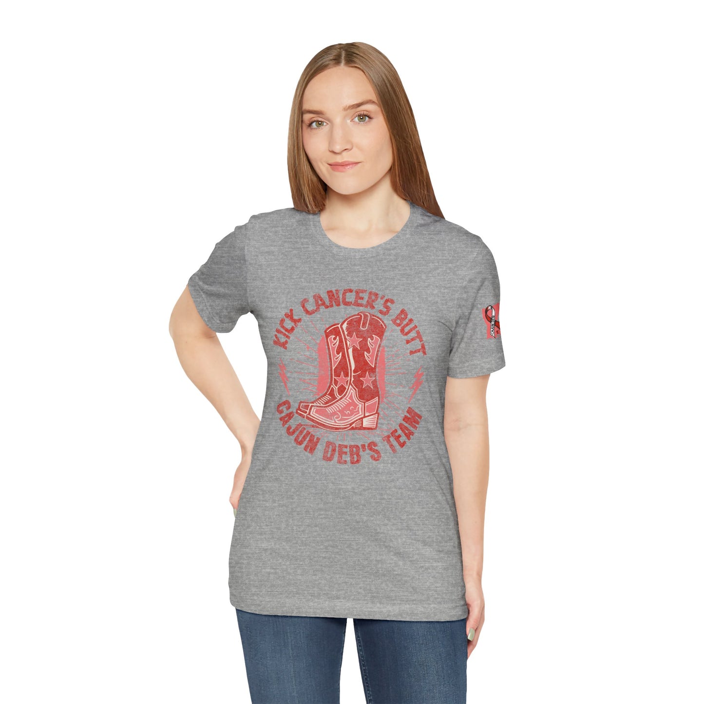 Cajun Deb's Cancer MDS Awareness Tee, Kick Cancer's Butt Shirt, Unisex Support Tee, Gift for Cancer Fighters, Motivational T-Shirt Bella+Canva 3001