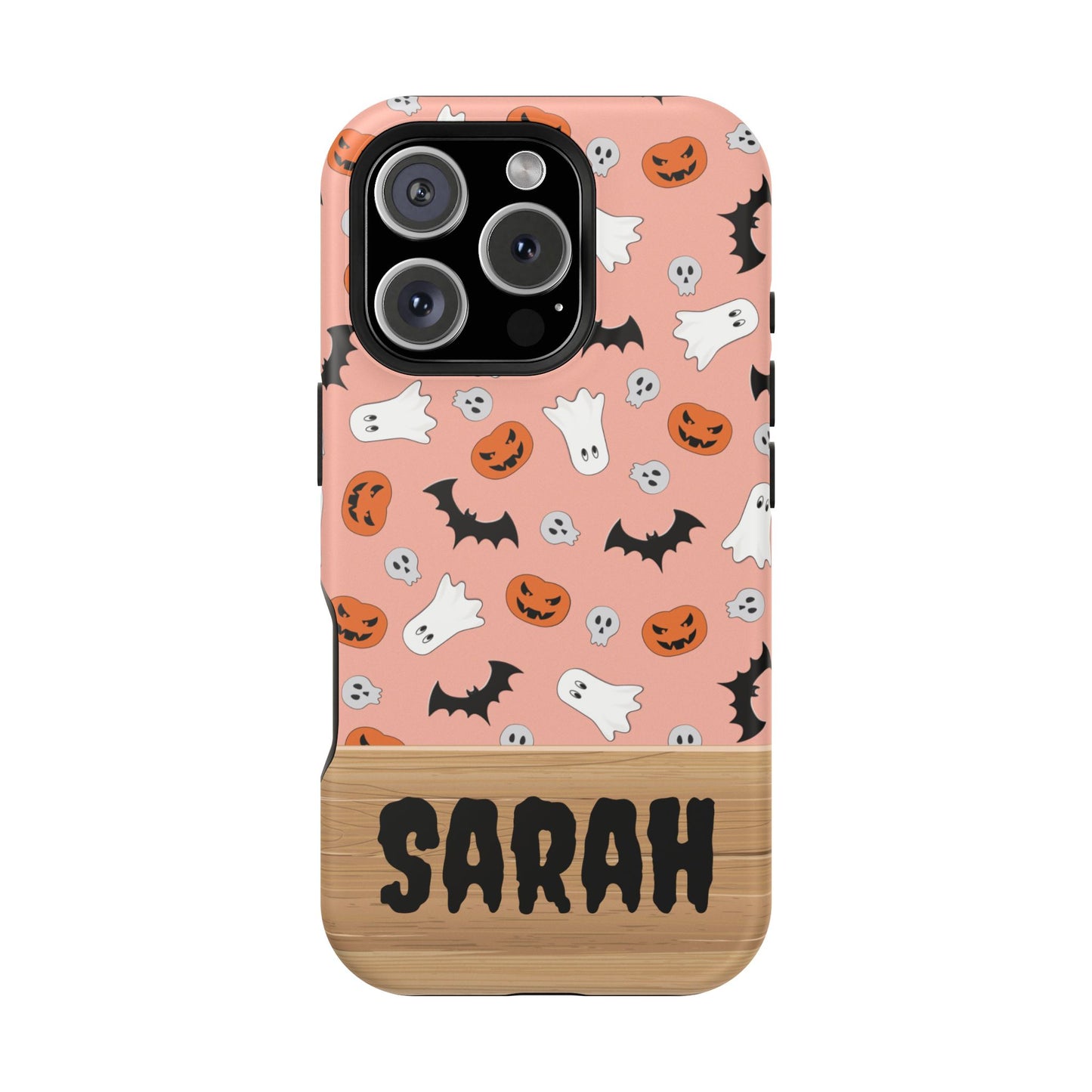 Custom, Personalized Halloween Magnetic Tough Cases for iPhone -ghost bat pumpkin