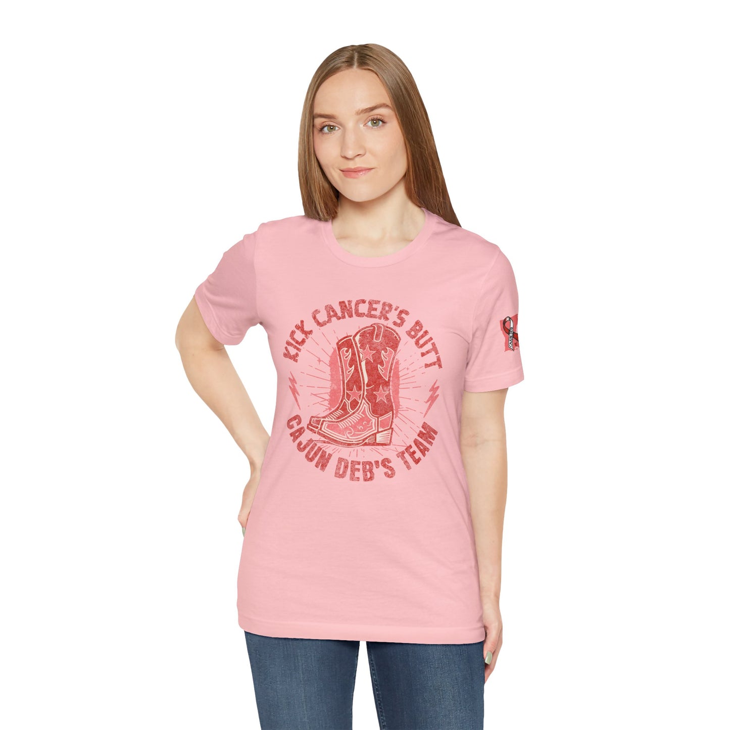 Cajun Deb's Cancer MDS Awareness Tee, Kick Cancer's Butt Shirt, Unisex Support Tee, Gift for Cancer Fighters, Motivational T-Shirt Bella+Canva 3001