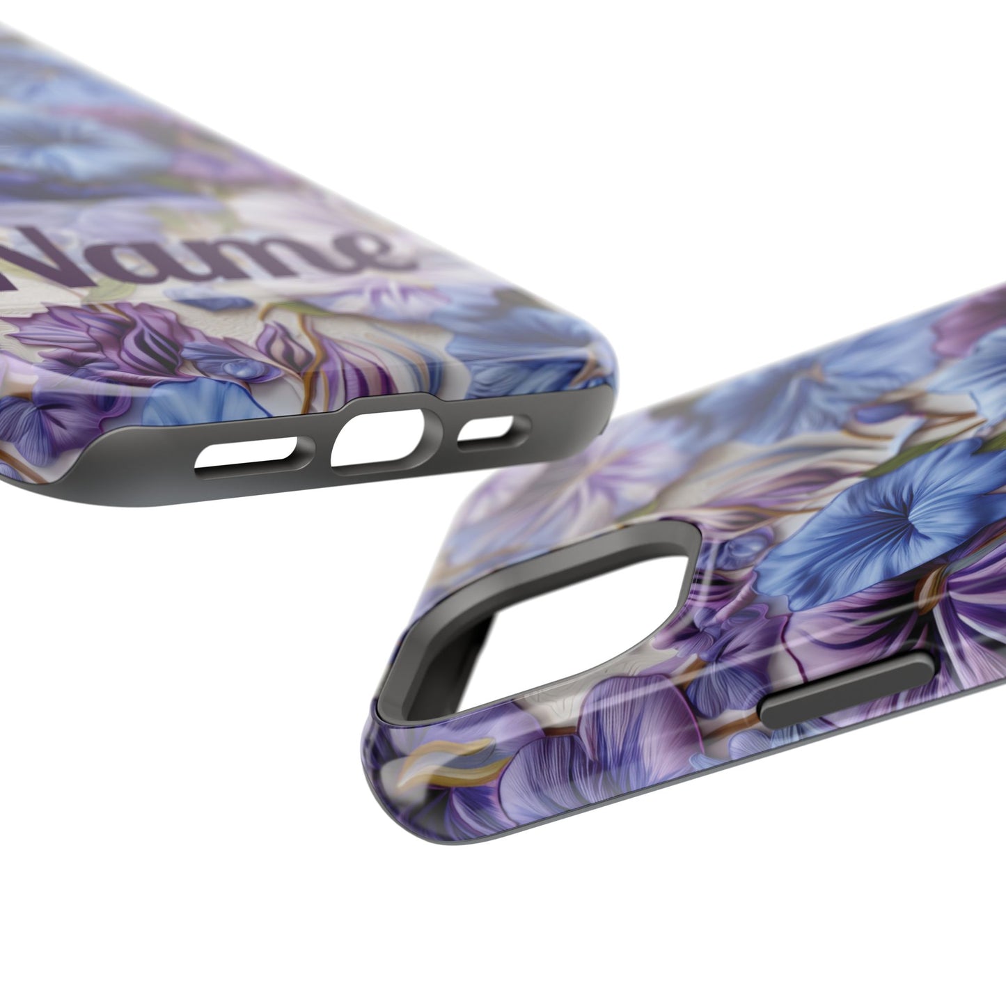 September Birth Flower Phone Case • Morning Glory iPhone Cover • Purple MagSafe Gift