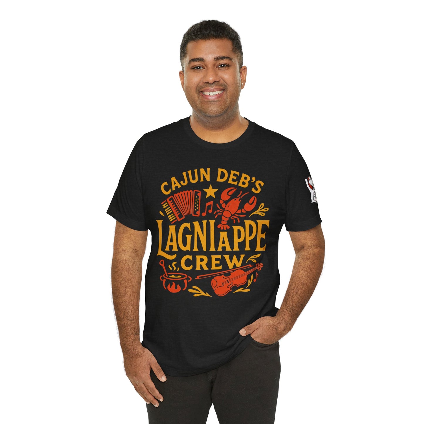 CAJUN DEB Lagniappe Crew shirt Unisex Jersey Short Sleeve Tee Bella Canvas 3001 T-Shirt MDS Awareness