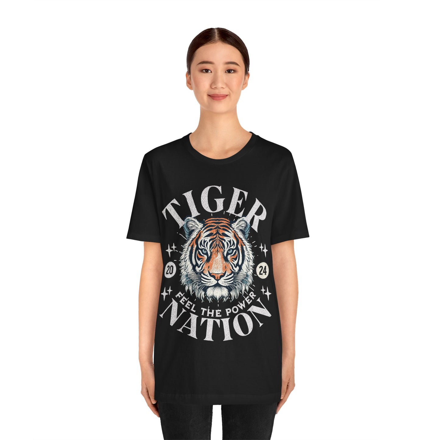 Tiger Nation - Bella Canvas 3001 Unisex Jersey Short Sleeve Tee