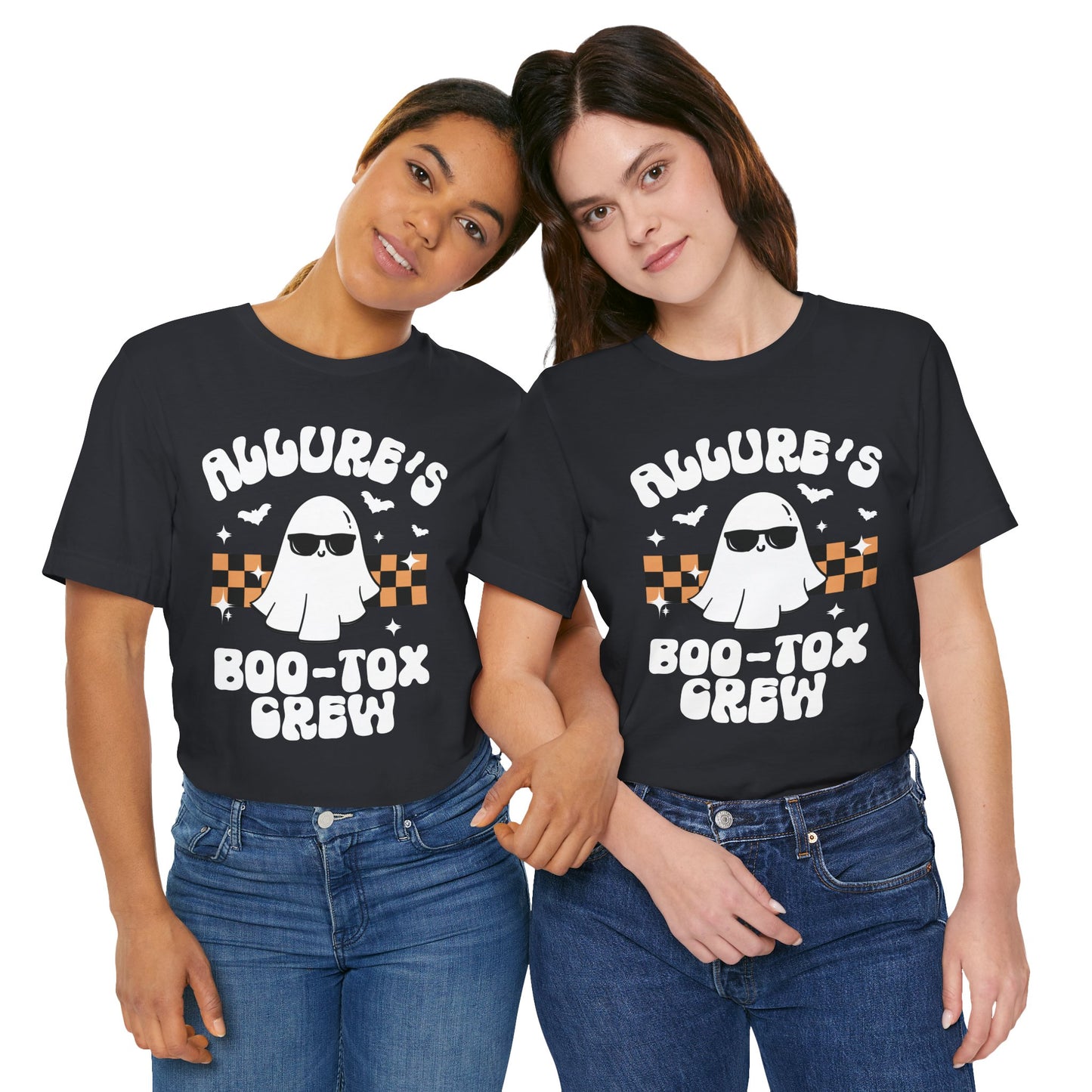 Allure Laser & Medical Spa Bootox Custom Crew Unisex Jersey Short Sleeve Tee Bella Canvas 3001 T-Shirt