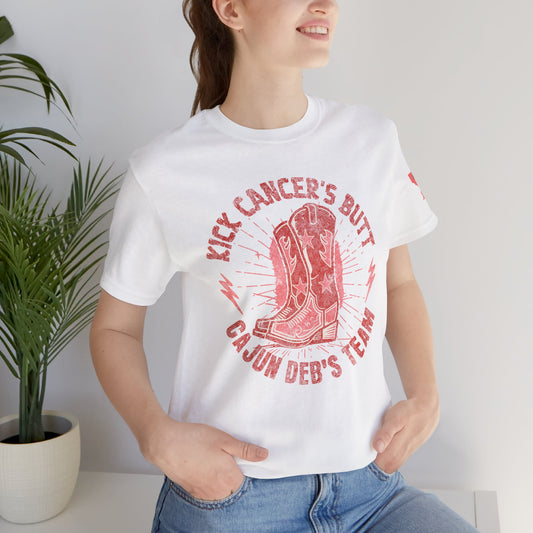 Cajun Deb's Cancer MDS Awareness Tee, Kick Cancer's Butt Shirt, Unisex Support Tee, Gift for Cancer Fighters, Motivational T-Shirt Bella+Canva 3001