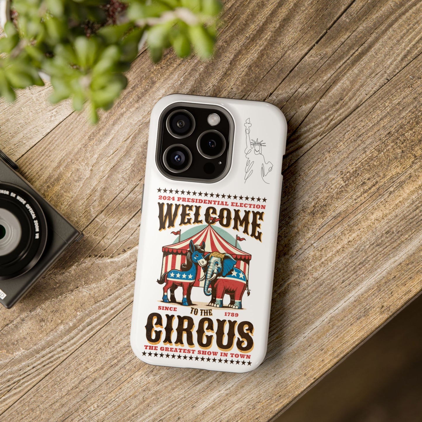 Political phone case - Magnetic Phone Case for iPhone