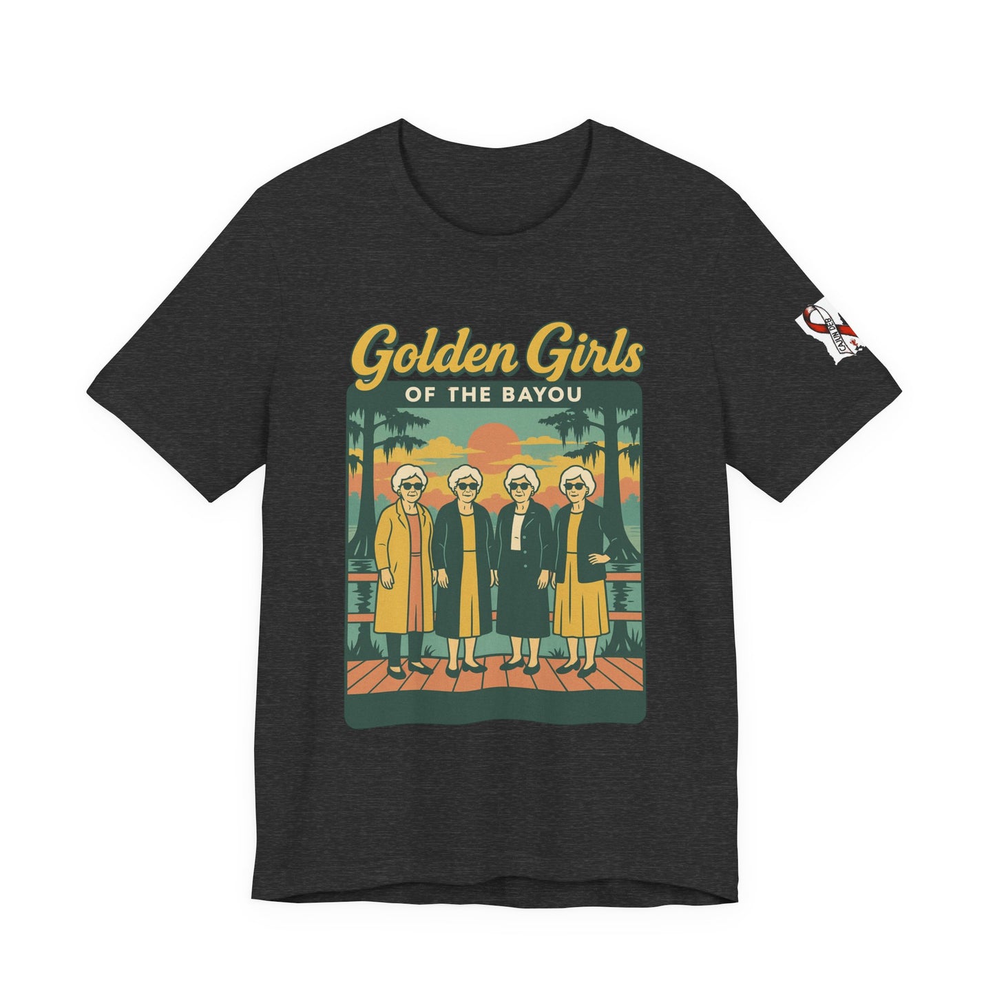 CAJUN DEB Golden Girls of the Bayou shirt Unisex Jersey Short Sleeve Tee Bella Canvas 3001 T-Shirt MDS Awareness