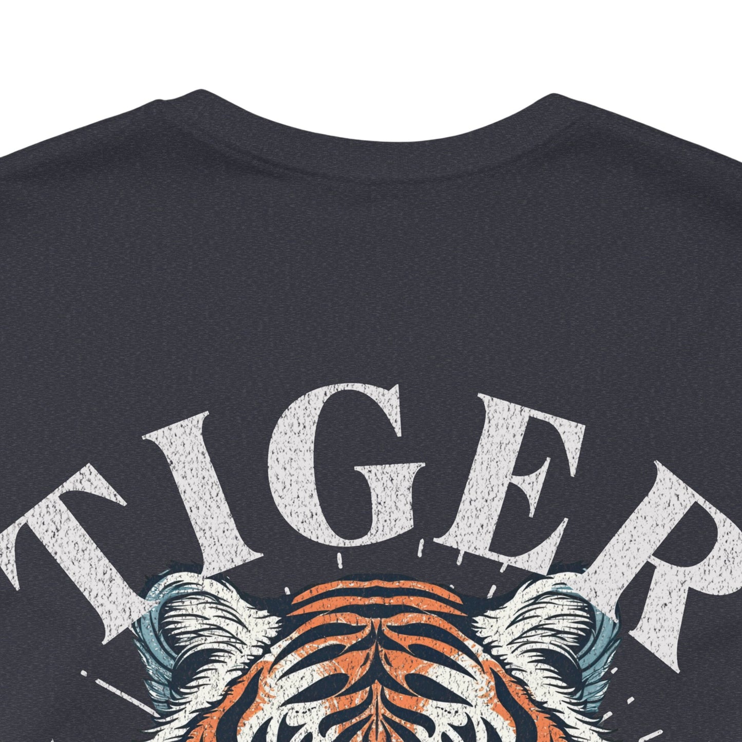 Tiger Nation Two-Sided Graphic T-shirt - Bella Canvas 3001 Unisex Jersey Short Sleeve Tee