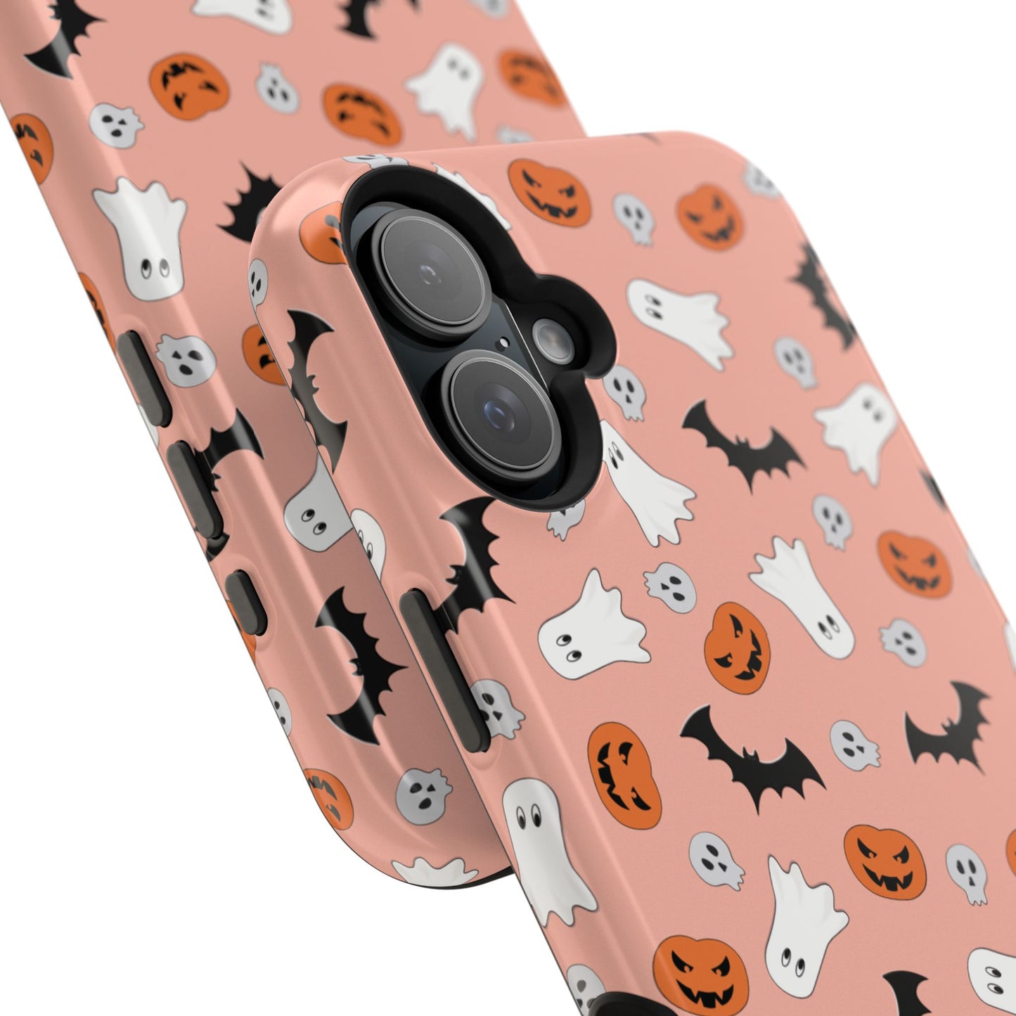 Custom, Personalized Halloween Magnetic Tough Cases for iPhone -ghost bat pumpkin