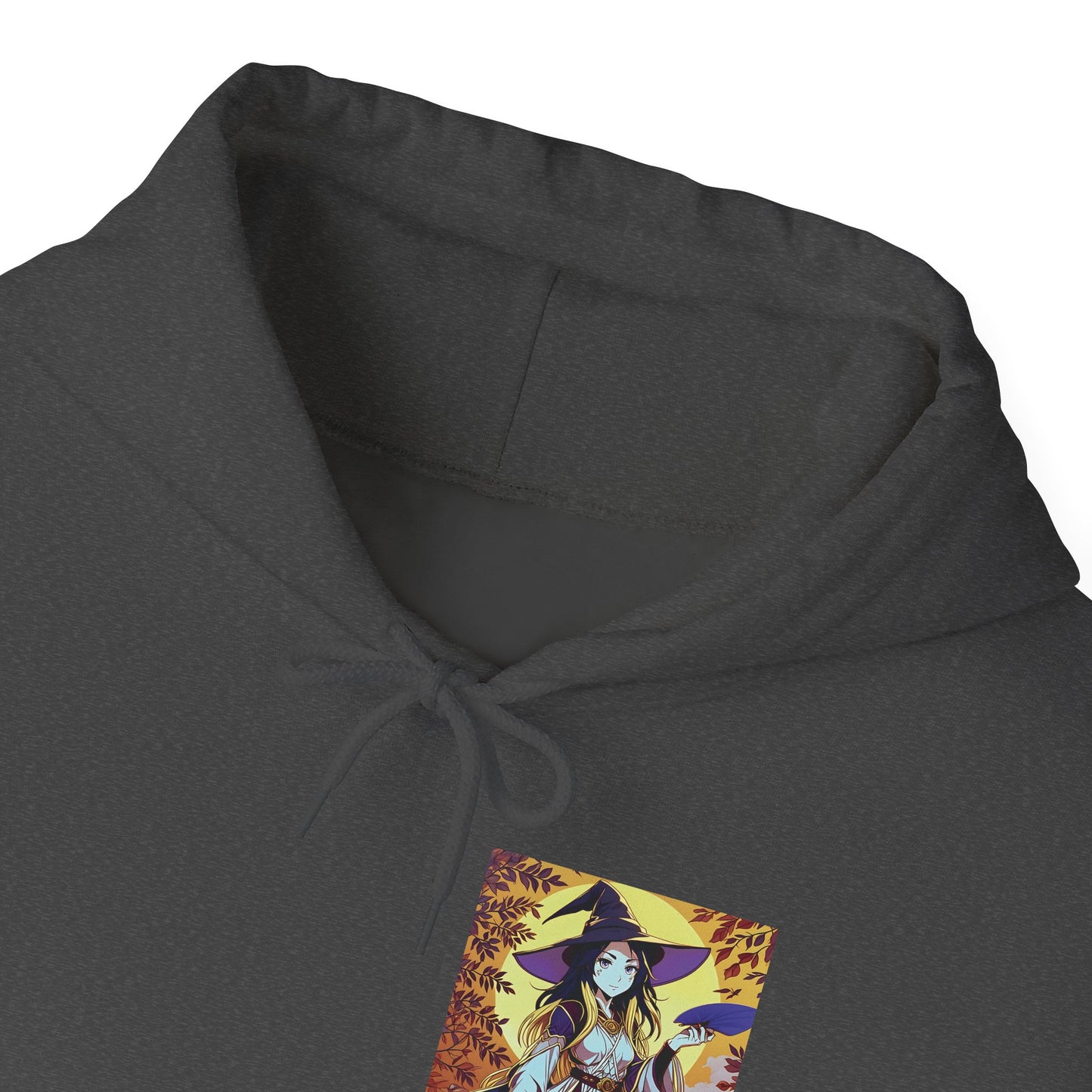 Anime Hoodie Witch Halloween Unisex Heavy Blend™ Hooded Sweatshirt Gildan 18500