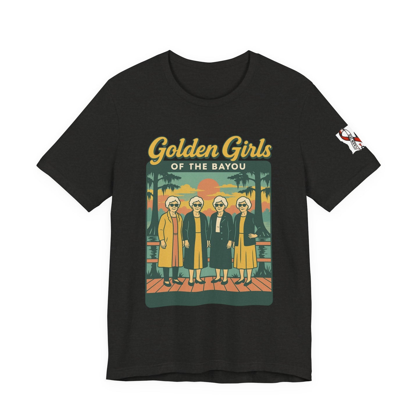 CAJUN DEB Golden Girls of the Bayou shirt Unisex Jersey Short Sleeve Tee Bella Canvas 3001 T-Shirt MDS Awareness