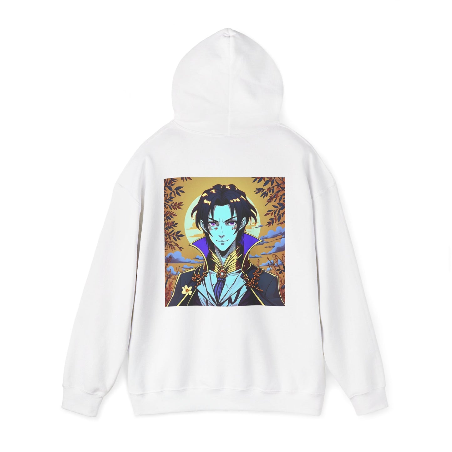 Anime Hoodie Vampire Halloween Unisex Heavy Blend™ Hooded Sweatshirt Gildan 18500