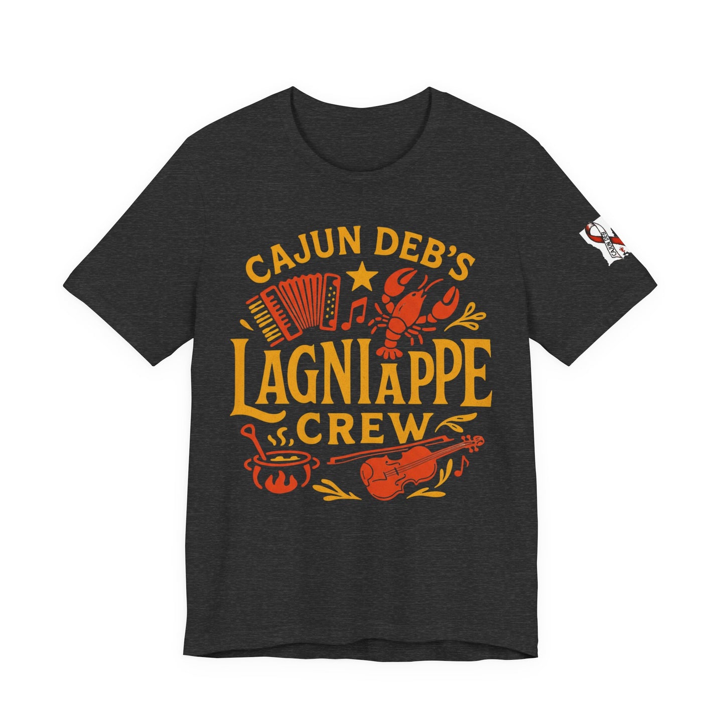 CAJUN DEB Lagniappe Crew shirt Unisex Jersey Short Sleeve Tee Bella Canvas 3001 T-Shirt MDS Awareness