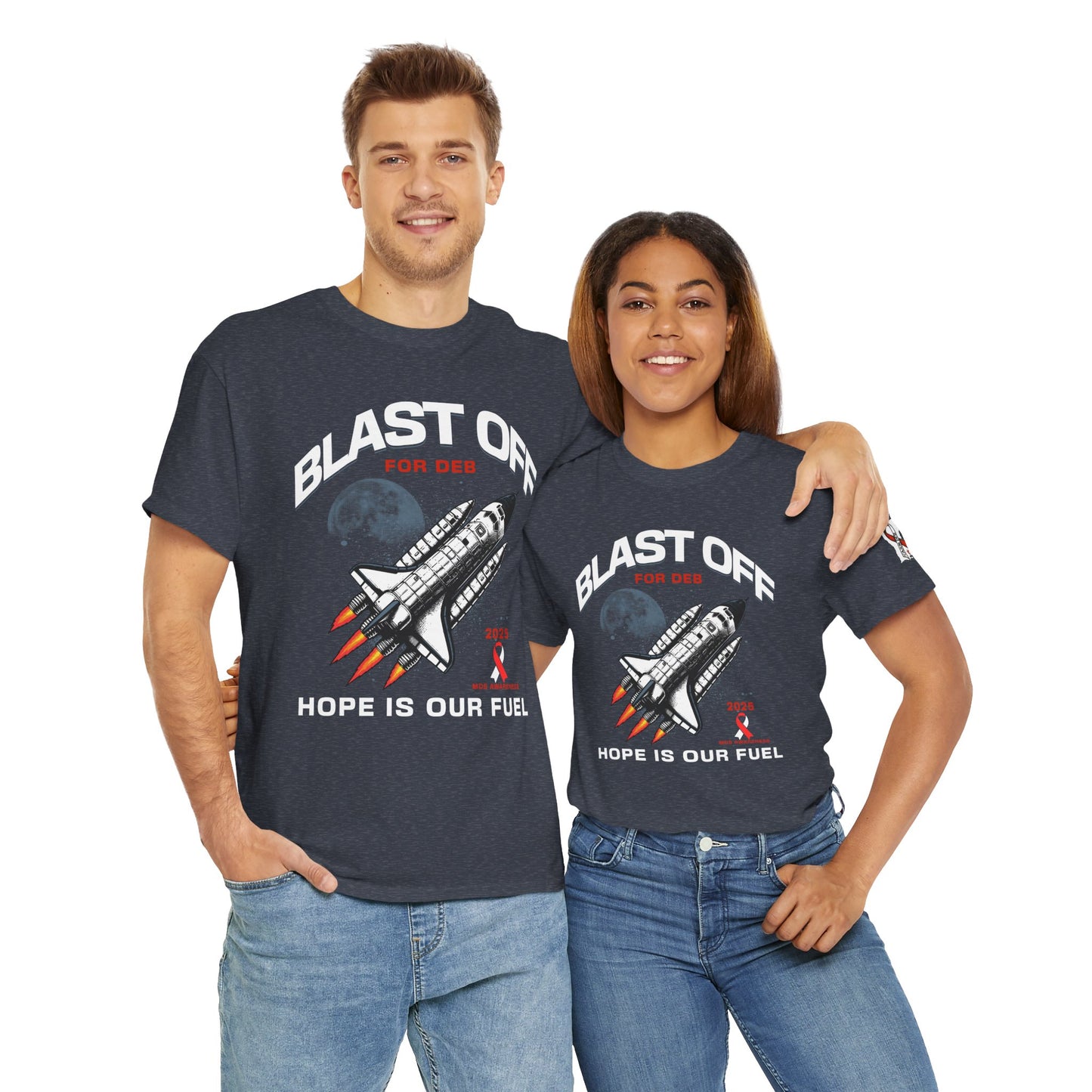 CAJUN DEB Blast Off Rocket GILDAN 5000 Unisex Heavy Cotton Tee, Trendy Graphic Tee