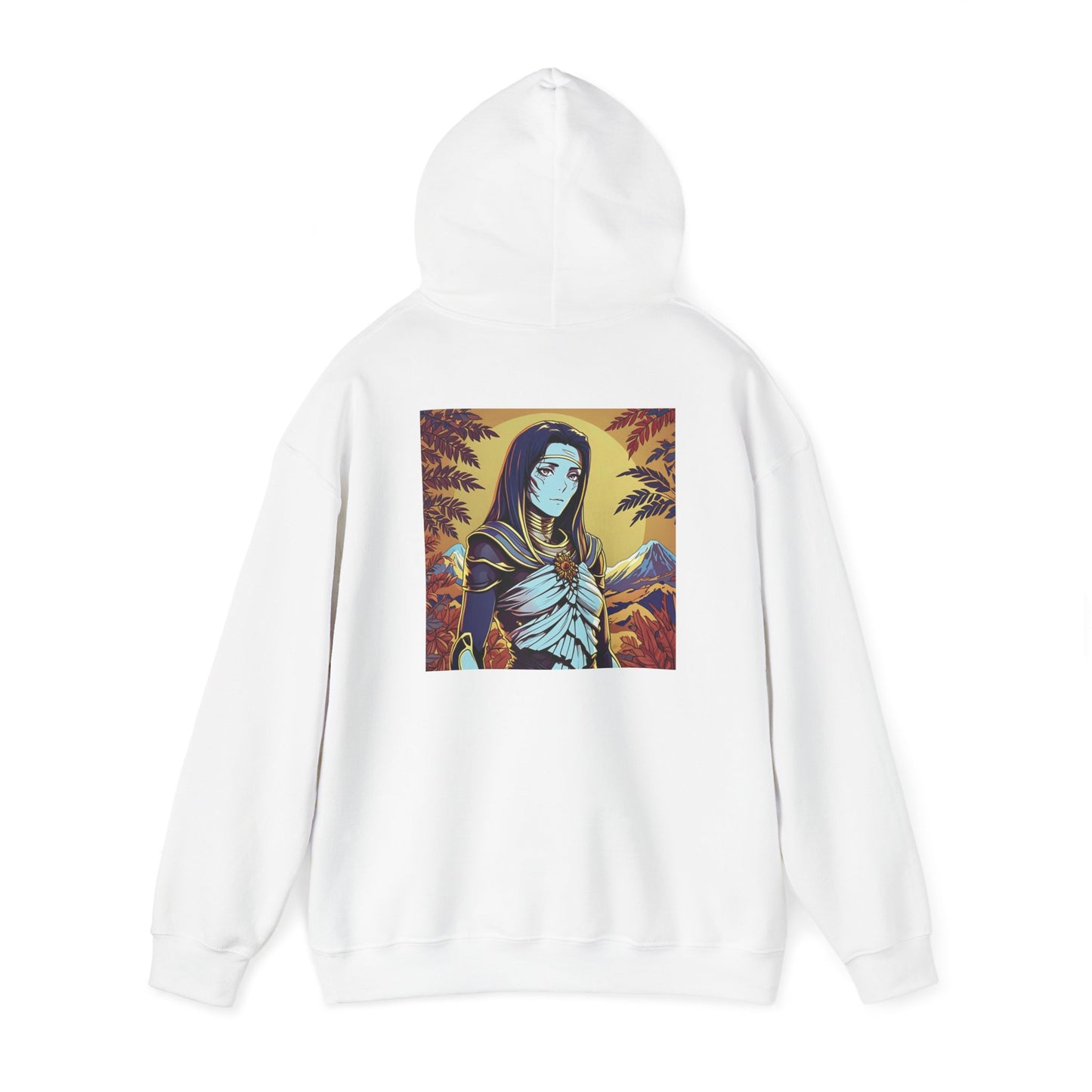 Anime Hoodie Mummy Halloween Unisex Heavy Blend™ Hooded Sweatshirt Gildan 18500