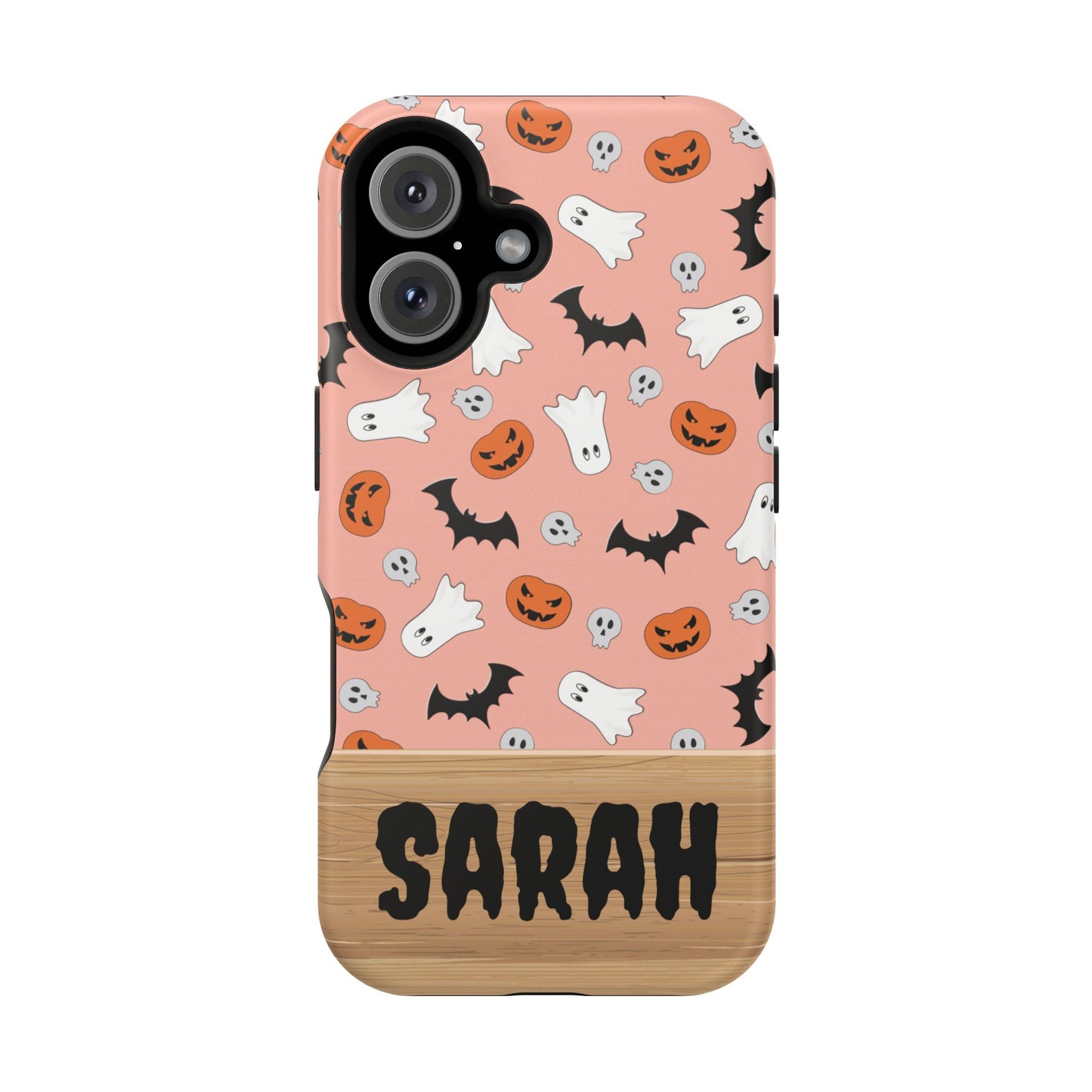 Custom, Personalized Halloween Magnetic Tough Cases for iPhone -ghost bat pumpkin