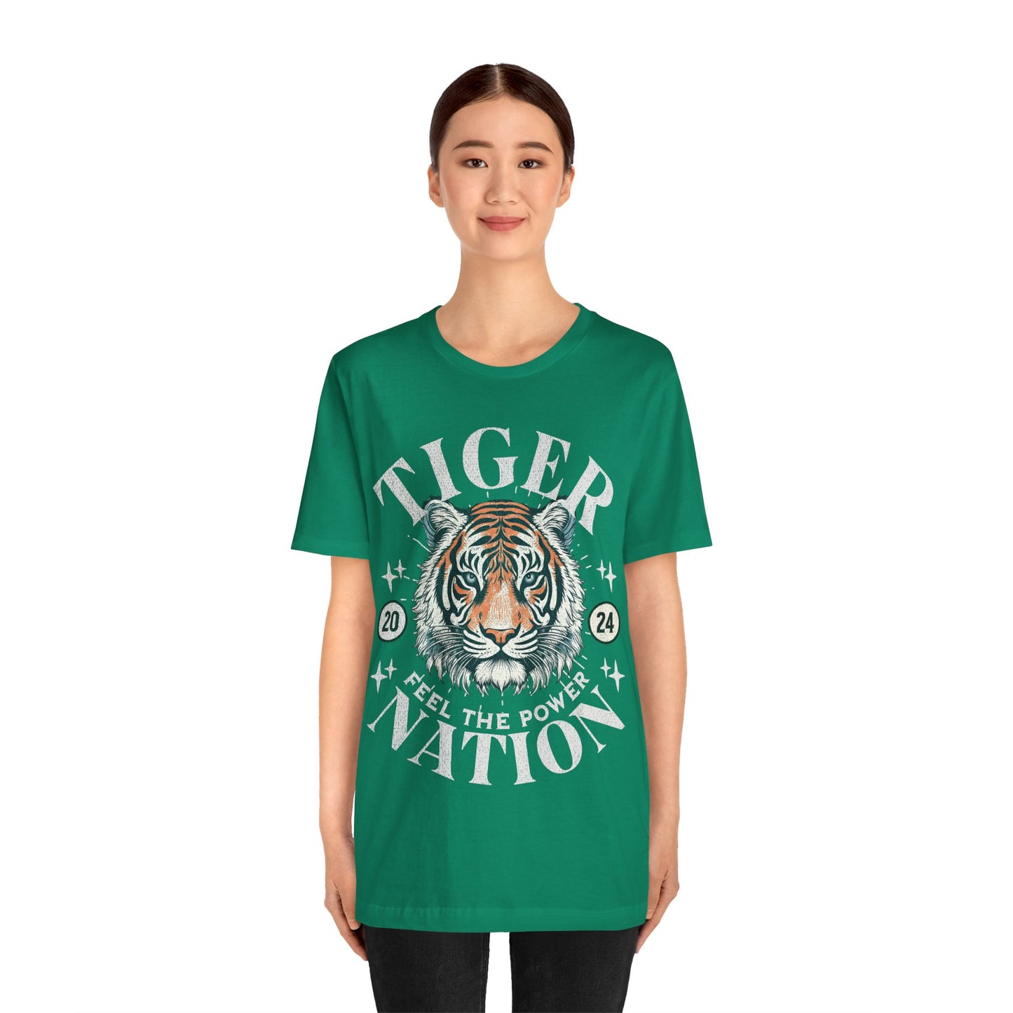 Tiger Nation - Bella Canvas 3001 Unisex Jersey Short Sleeve Tee