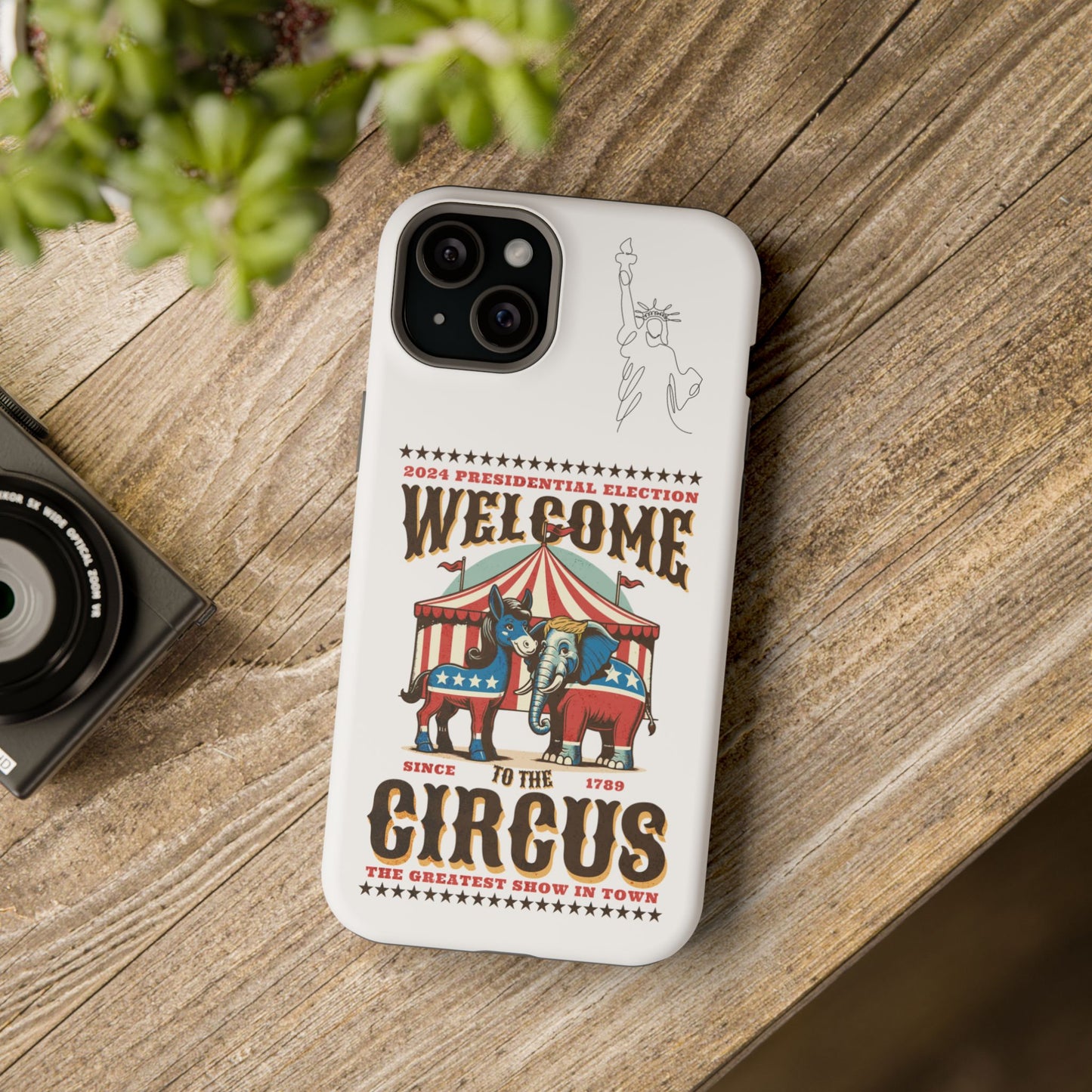 Political phone case - Magnetic Phone Case for iPhone