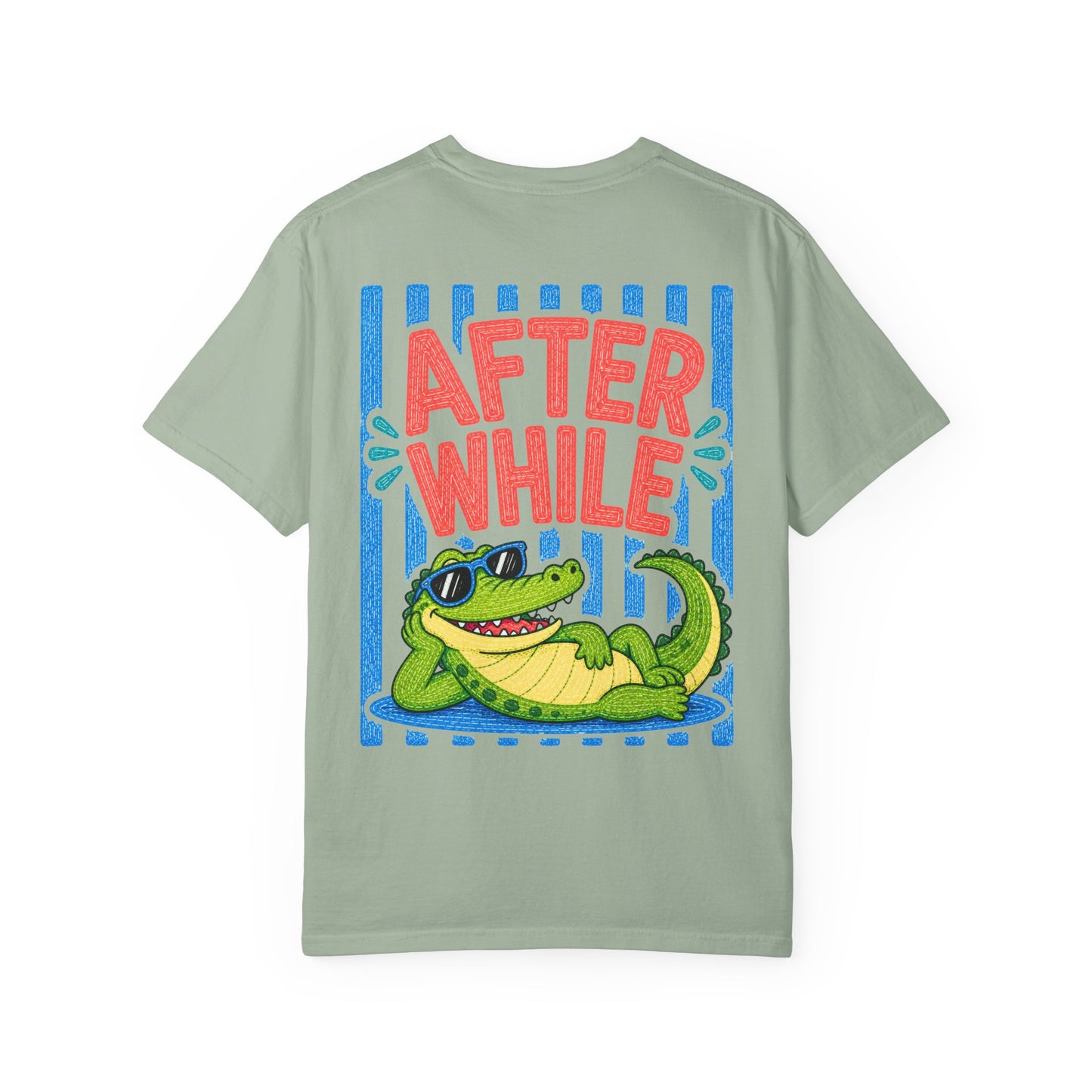 After While Crocodile T-Shirt | Comfort Colors 1717 | Funny Southern Alligator Tee | Cajun Deb Collection