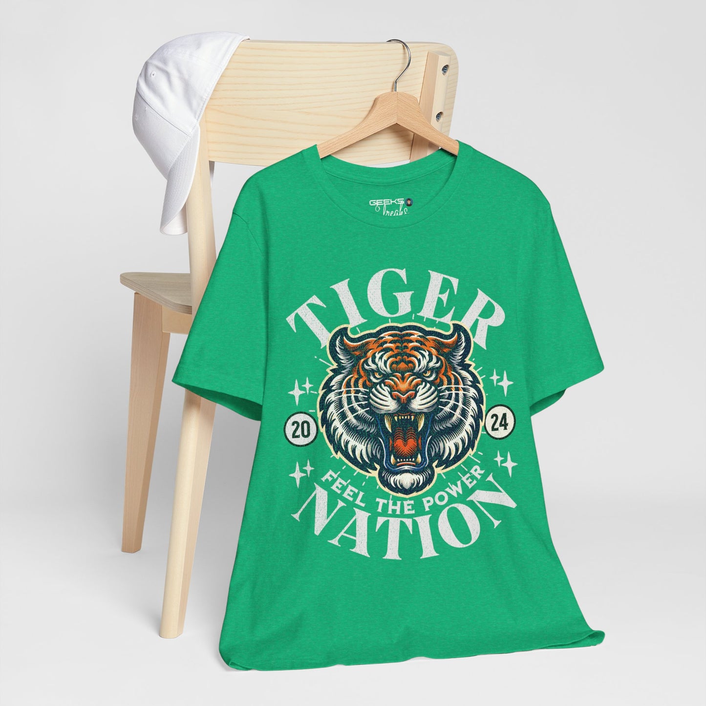 Tiger Nation - Bella Canvas 3001 Unisex Jersey Short Sleeve Tee