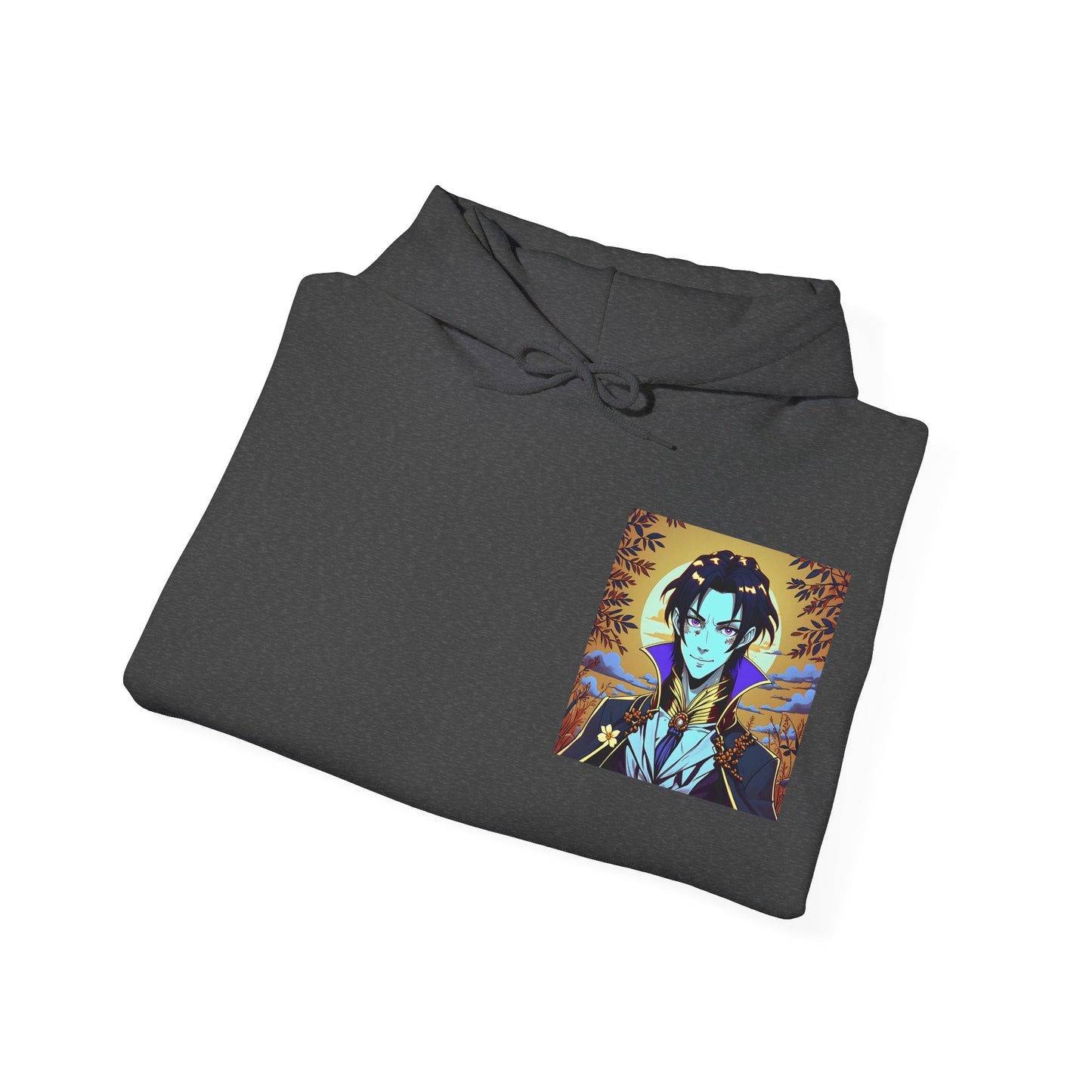 Anime Hoodie Vampire Halloween Unisex Heavy Blend™ Hooded Sweatshirt Gildan 18500