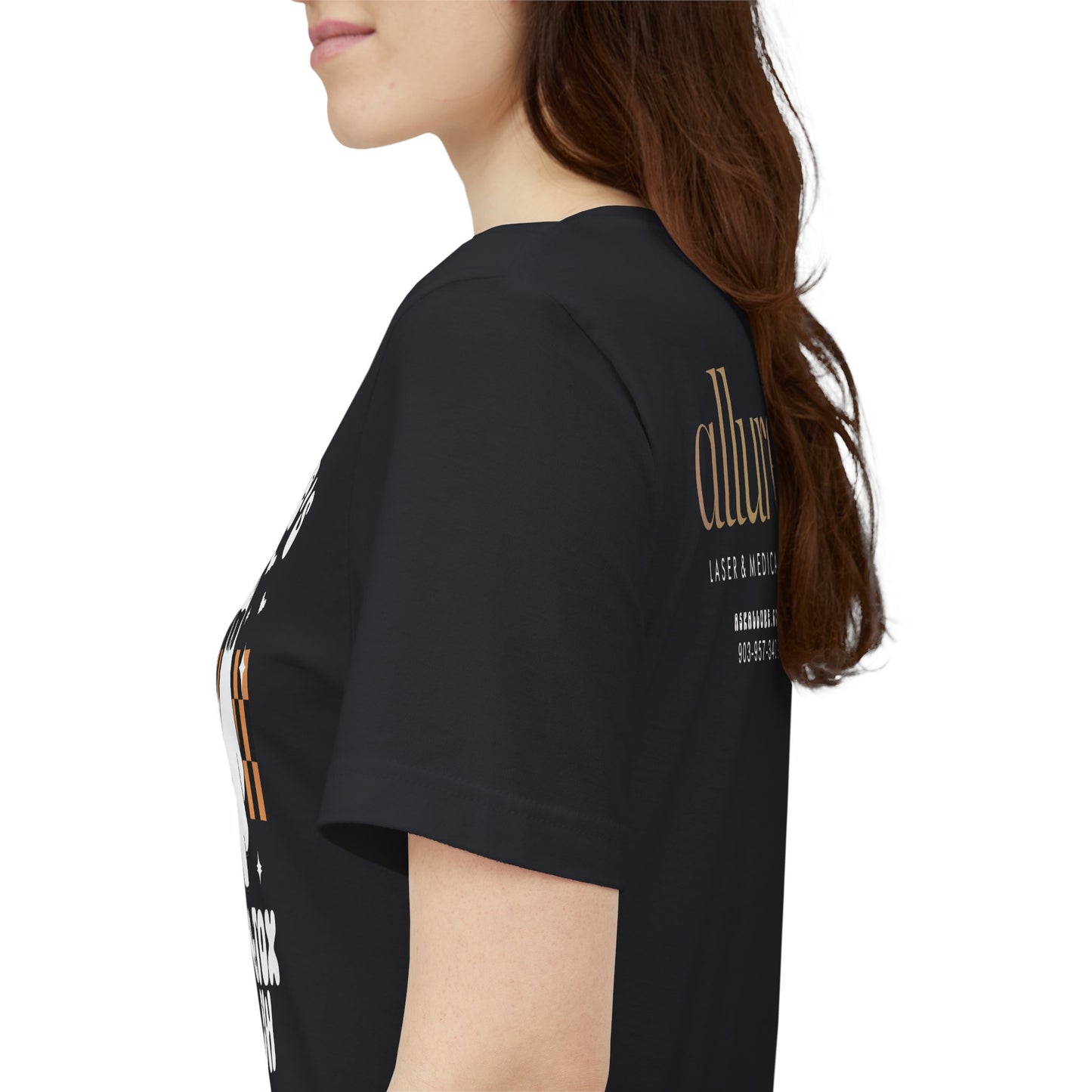 Allure Laser & Medical Spa Bootox Custom Crew Unisex Jersey Short Sleeve Tee Bella Canvas 3001 T-Shirt