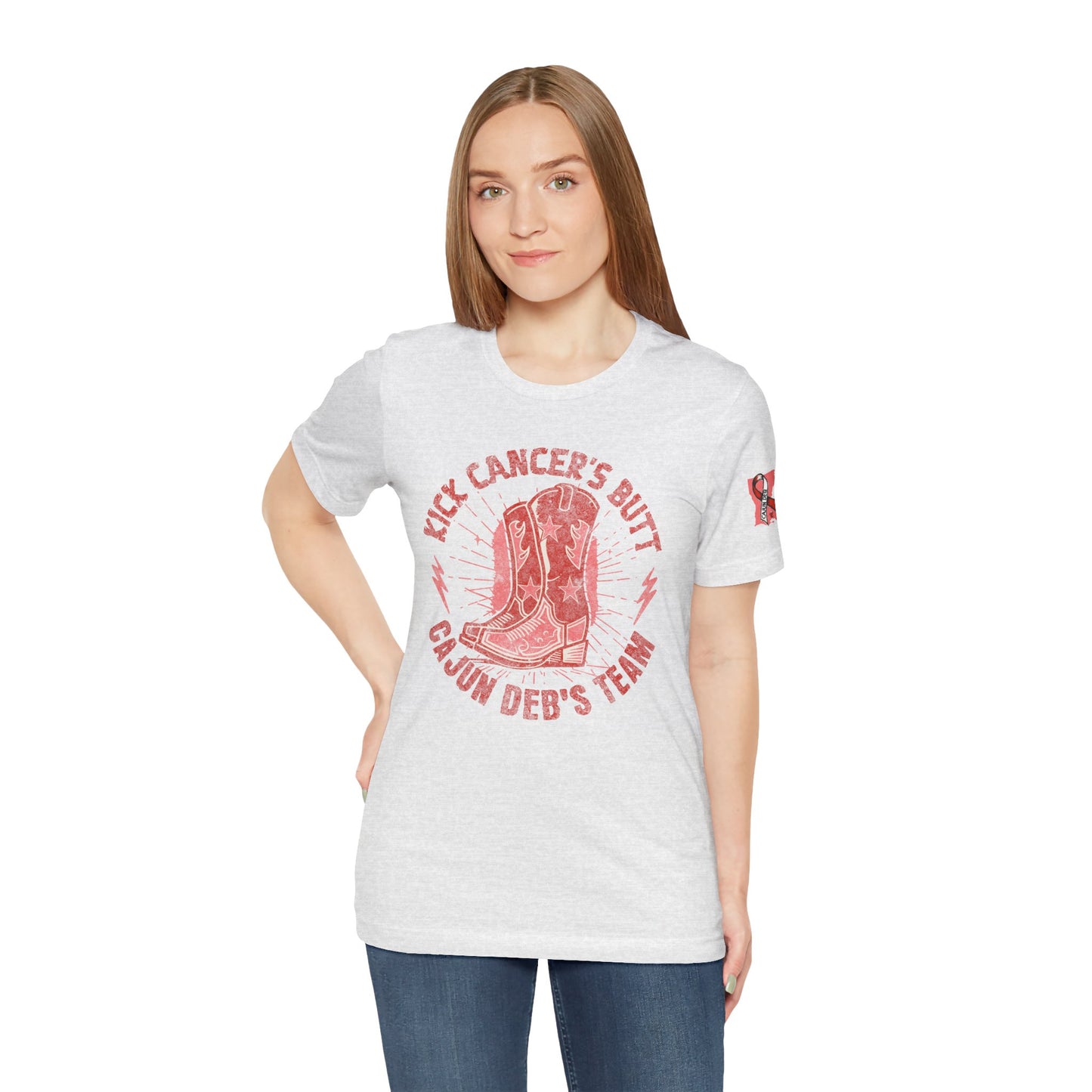 Cajun Deb's Cancer MDS Awareness Tee, Kick Cancer's Butt Shirt, Unisex Support Tee, Gift for Cancer Fighters, Motivational T-Shirt Bella+Canva 3001