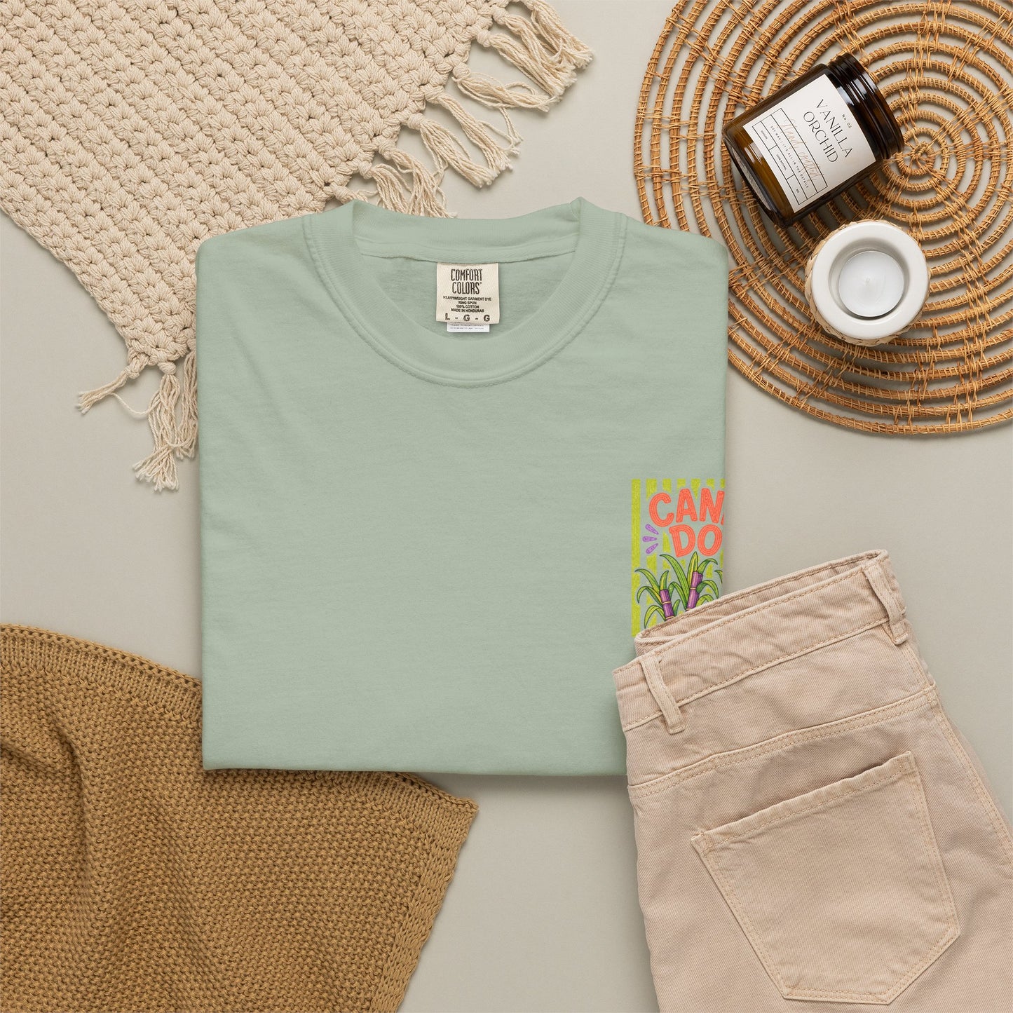 Cane Do Sugarcane Shirt | Comfort Colors 1717 | Funny Louisiana Cajun Tee | Cajun Deb Collection