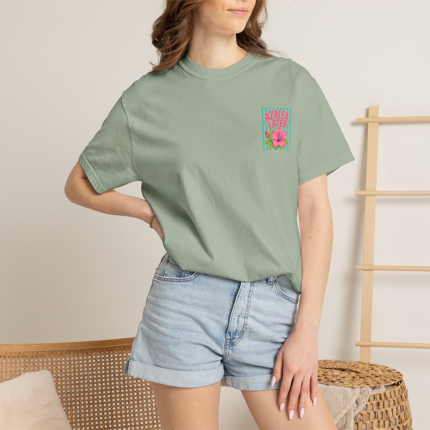 Azalea Later Shirt | Comfort Colors 1717 | Funny Southern Flower Tee | Cajun Deb Collection