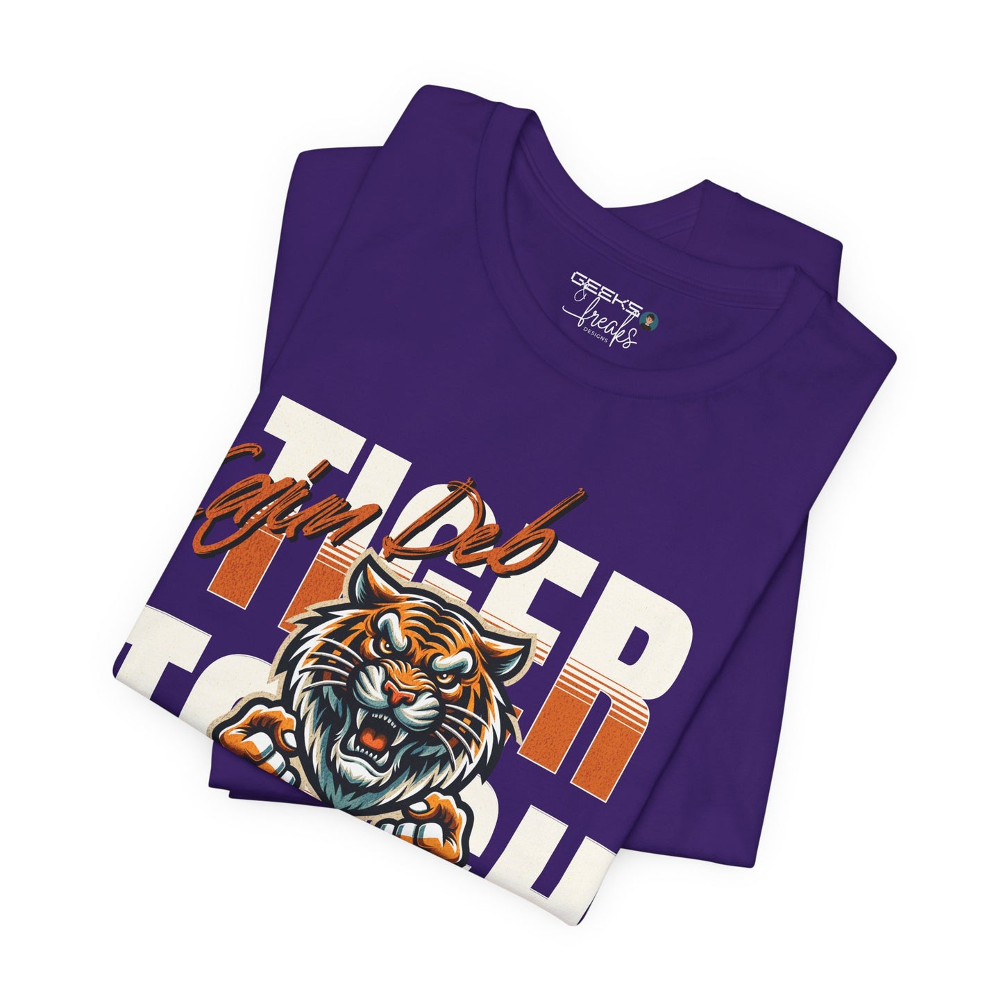 CAJUN DEB Bayou Born Tiger Tough Cancer MDS Awareness Tee, Unisex Support Tee, Gift for Cancer Fighters, Motivational T-Shirt Bella+Canva 3001