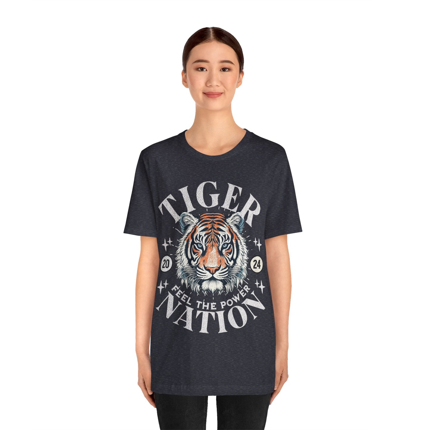 Tiger Nation - Bella Canvas 3001 Unisex Jersey Short Sleeve Tee