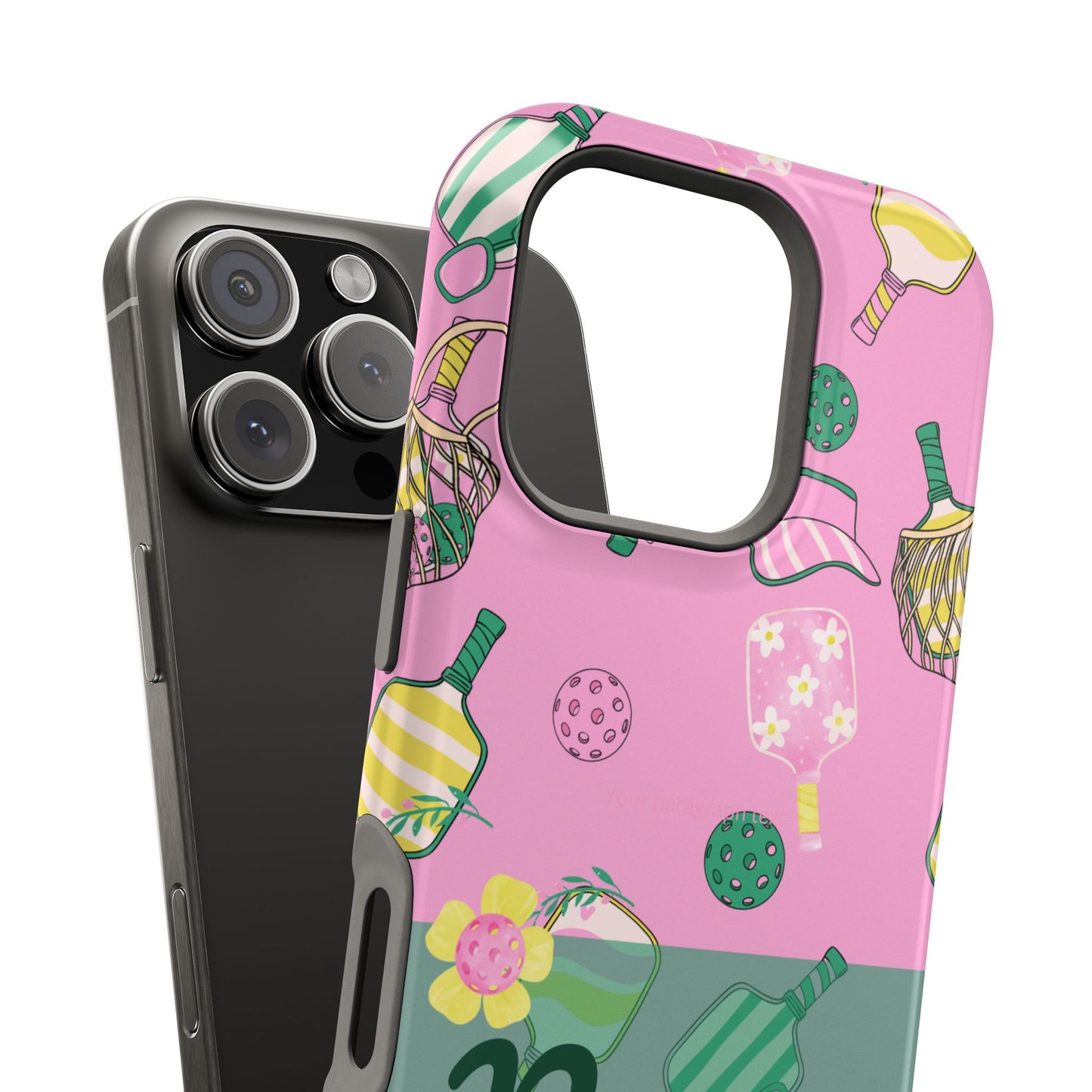 Pickleball Pro: Custom Magnetic Tough Case Personalized