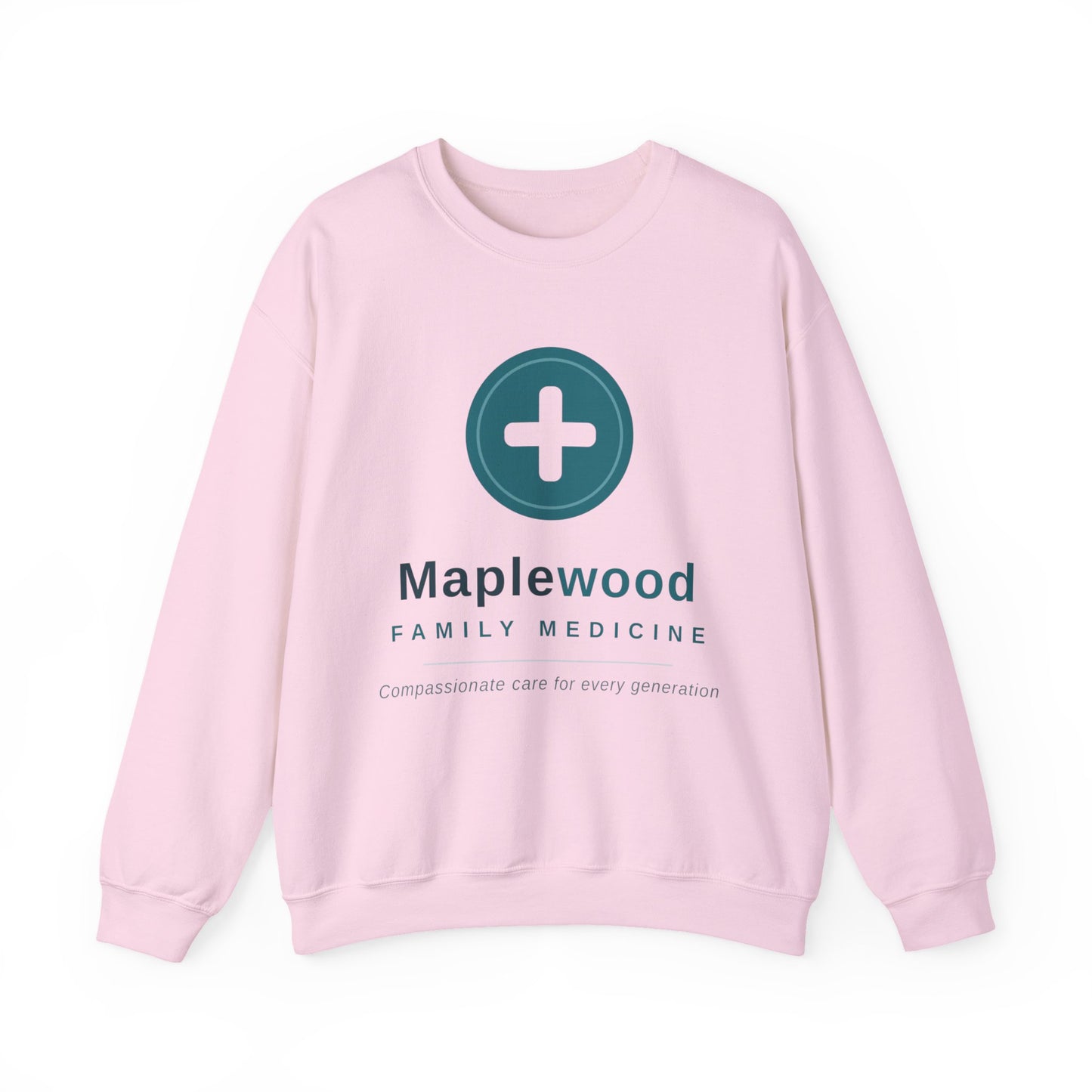 Custom Medical Office Logo Sweatshirt Clinic Team Gift Personalized Practice Crewneck Gildan 18000