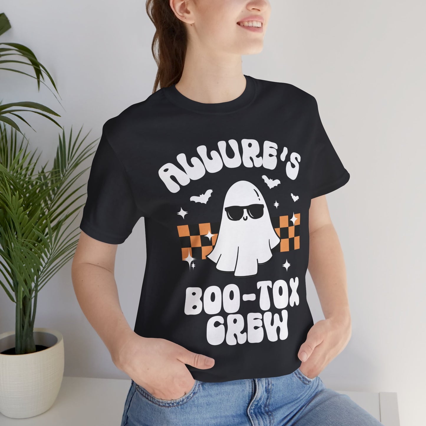 Allure Laser & Medical Spa Bootox Custom Crew Unisex Jersey Short Sleeve Tee Bella Canvas 3001 T-Shirt