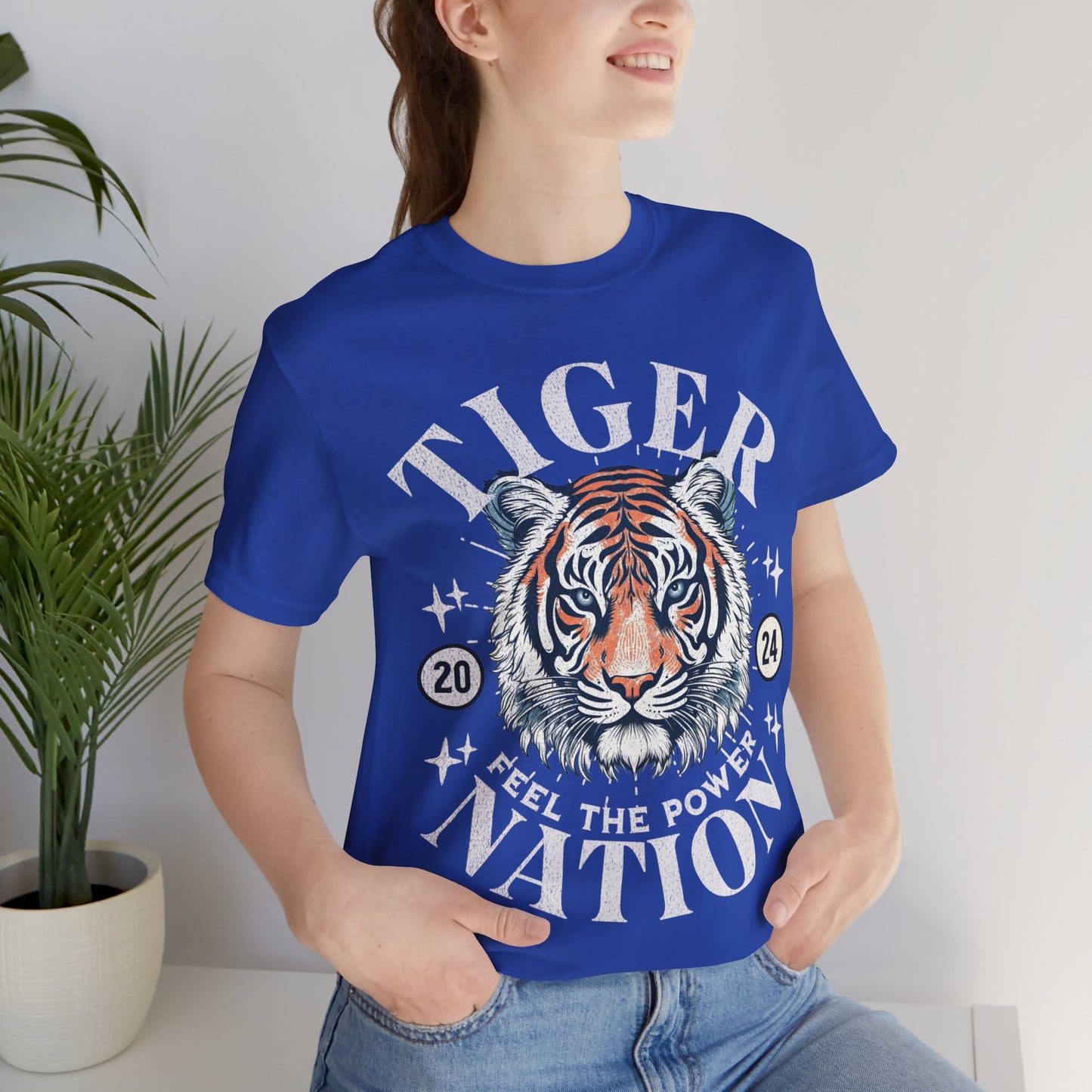 Tiger Nation - Bella Canvas 3001 Unisex Jersey Short Sleeve Tee