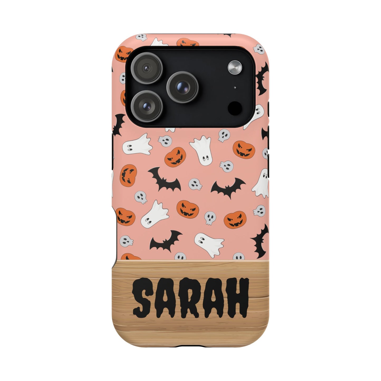 Custom, Personalized Halloween Magnetic Tough Cases for iPhone -ghost bat pumpkin