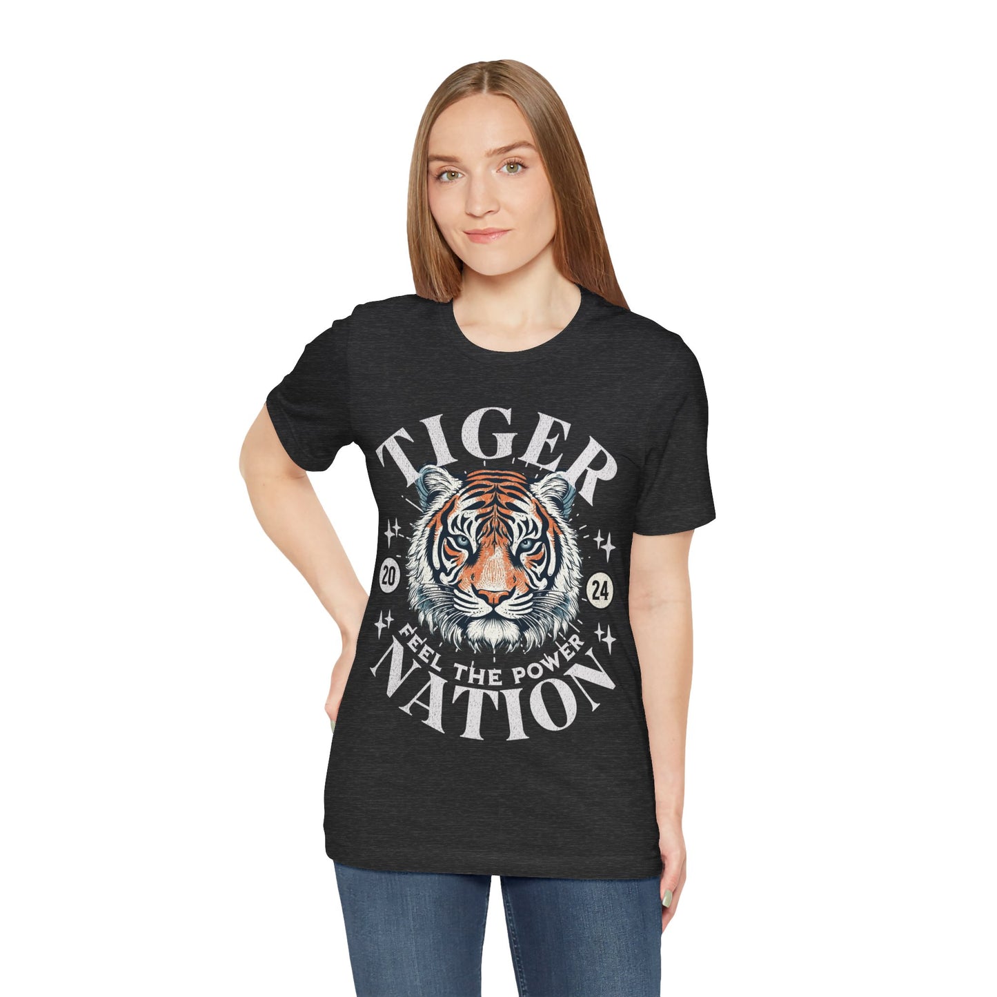 Tiger Nation - Bella Canvas 3001 Unisex Jersey Short Sleeve Tee