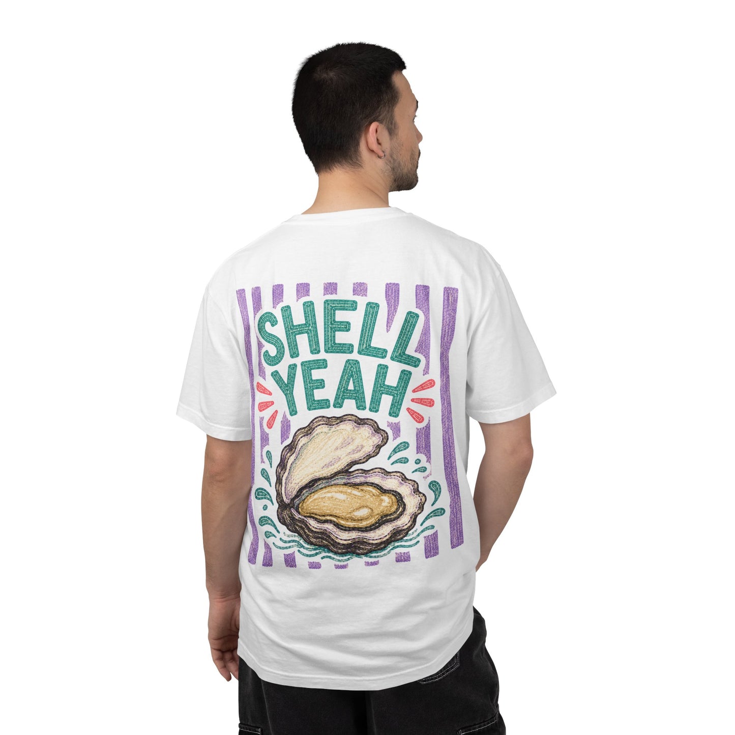 Shell Yeah Oyster Shirt | Comfort Colors 1717 | Funny Cajun Seafood Tee | Cajun Deb Collection