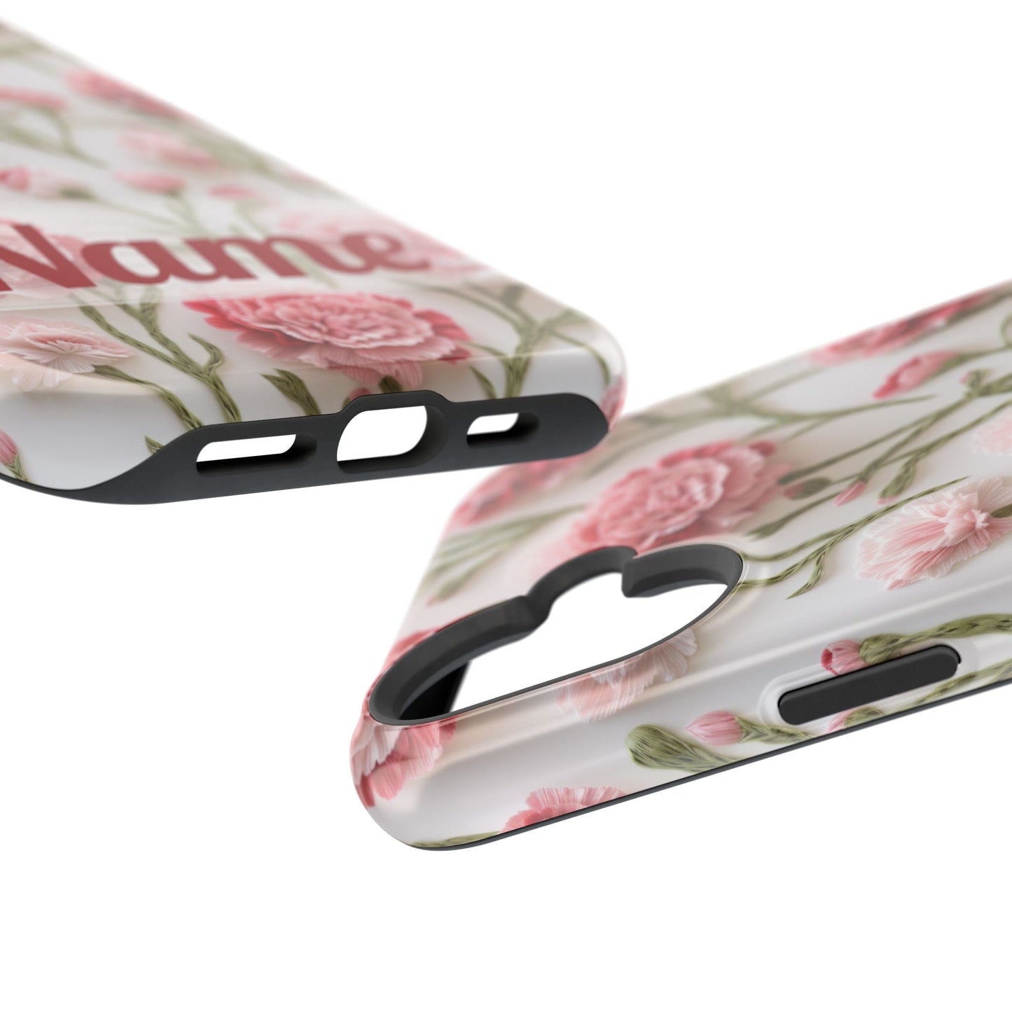 January Birth Flower Phone Case • Pink Carnation iPhone Cover • MagSafe Gift for Her