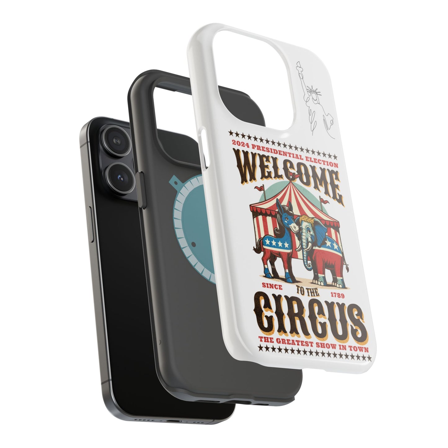 Political phone case - Magnetic Phone Case for iPhone