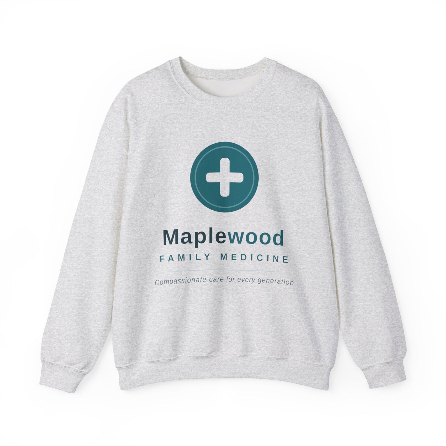Custom Medical Office Logo Sweatshirt Clinic Team Gift Personalized Practice Crewneck Gildan 18000